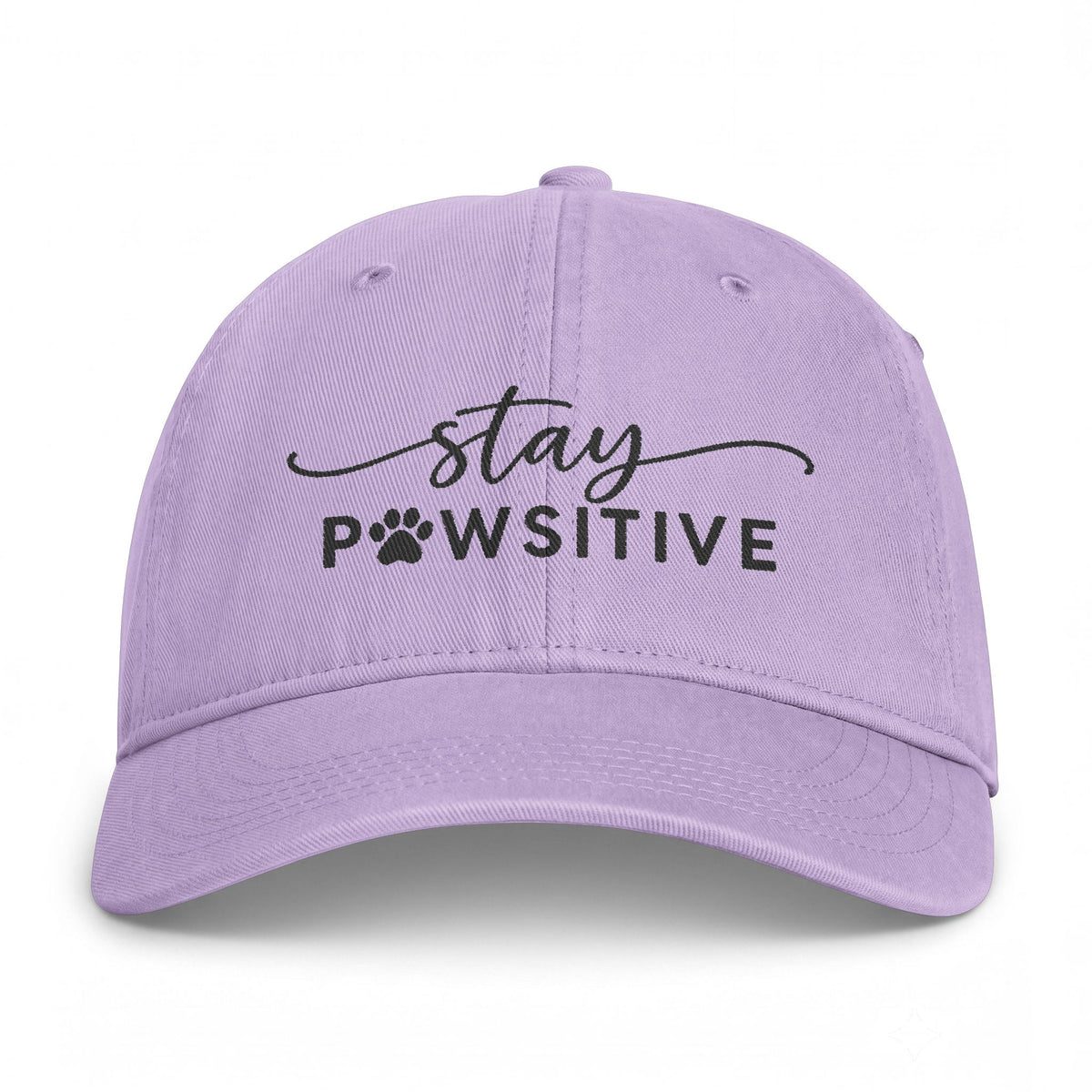 Stay Pawsitive "Hound + Home"- Embroidered Cap