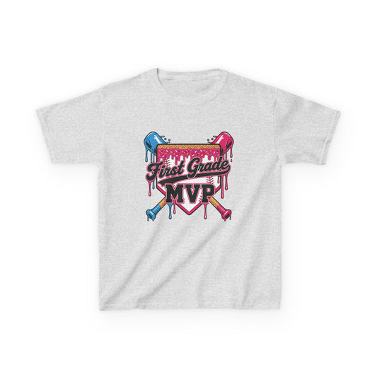 First Grade MVP Kids Tee — Personalized 'Chase 01'