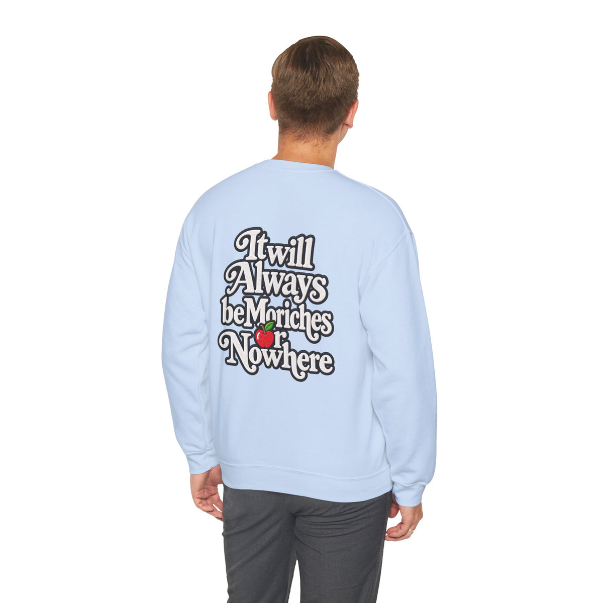 "MES or Nowhere w/ School Things" - Moriches Crewneck Sweatshirt