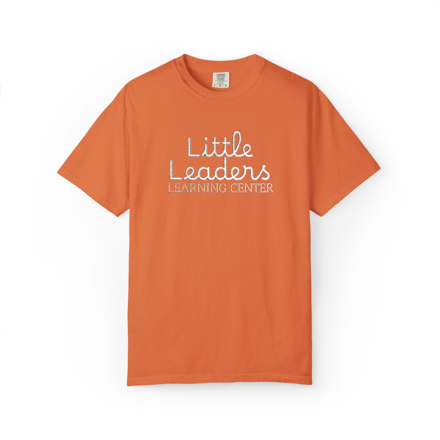 Little Leaders Full Embroidered Unisex Garment-Dyed T-Shirt