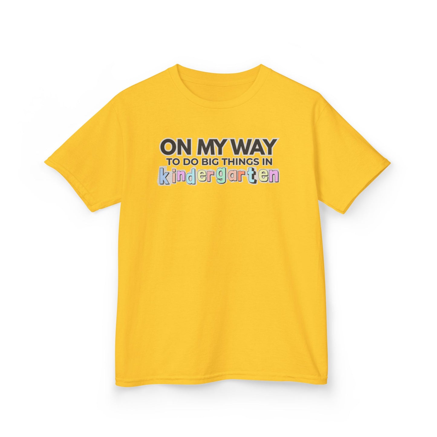 Big Things in Kindergarten- Kids Back to School Shirt