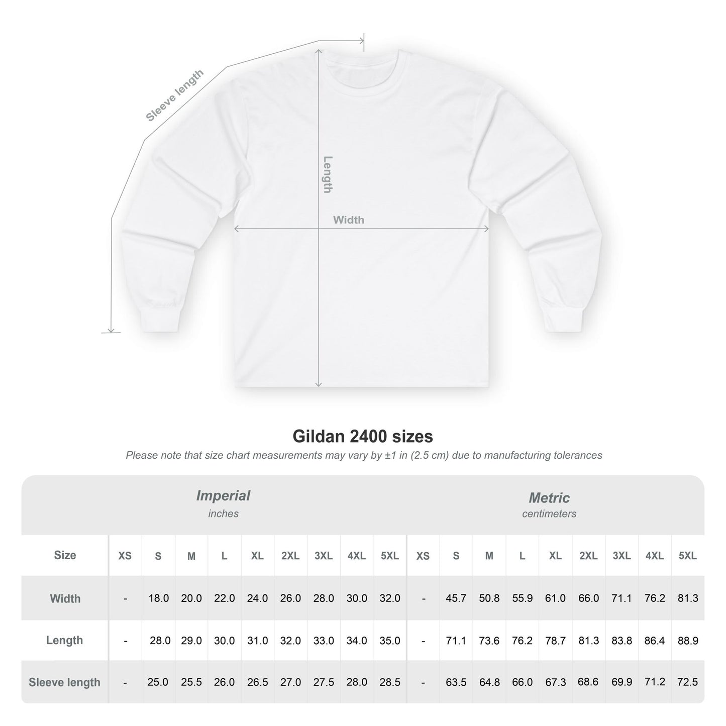 Merry Everything & Happy Always — Classic Cotton Long Sleeve