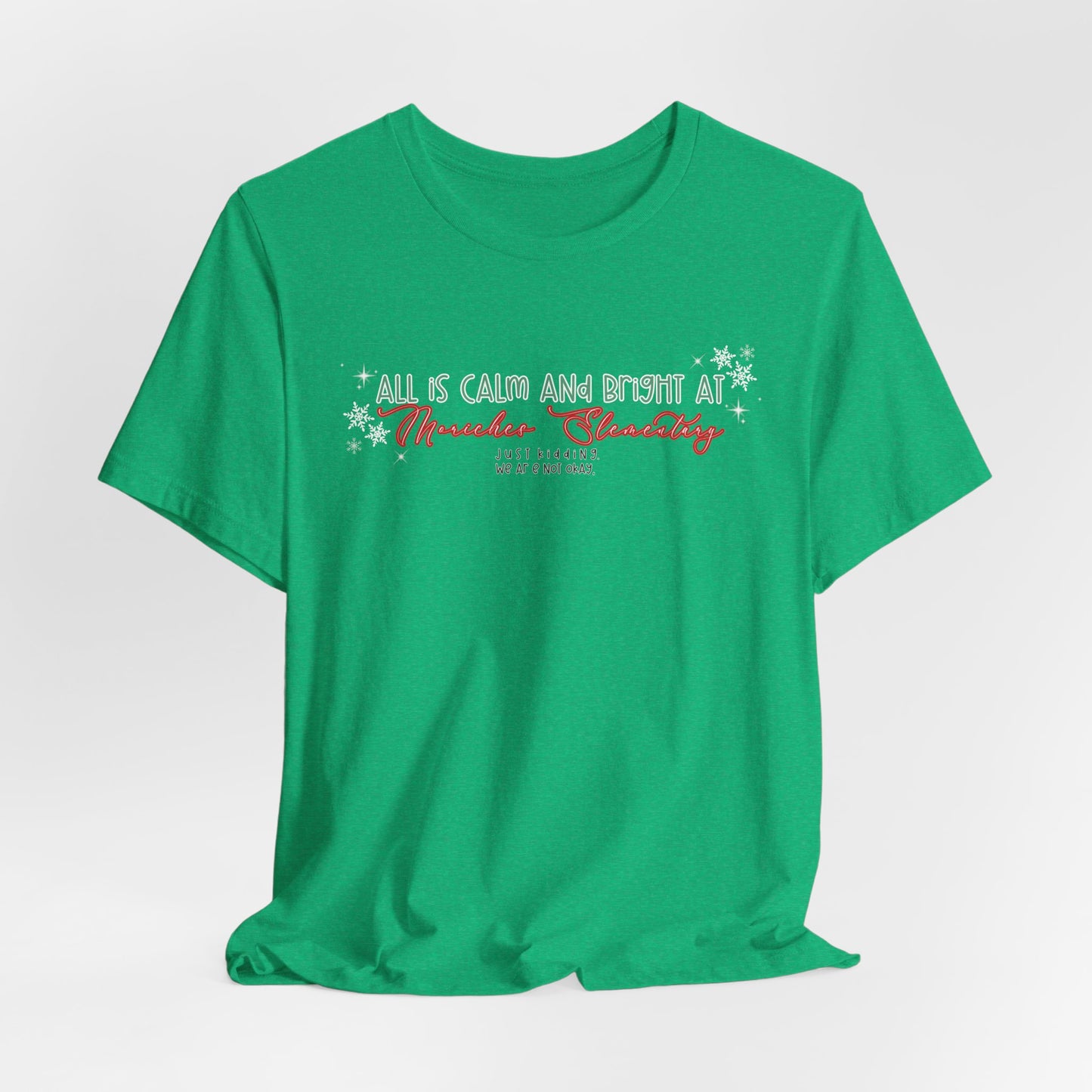 All is calm at Moriches— Christmas Unisex T‑Shirt