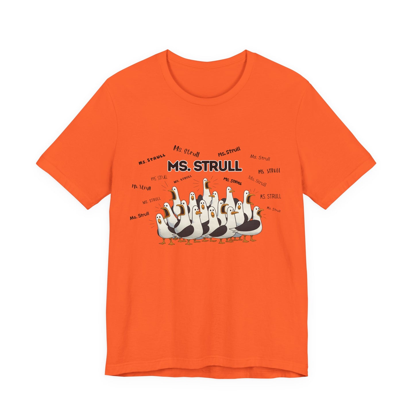 Mrs. Strull Penguin Choir T-Shirt — Funny Teacher Personalized Tee
