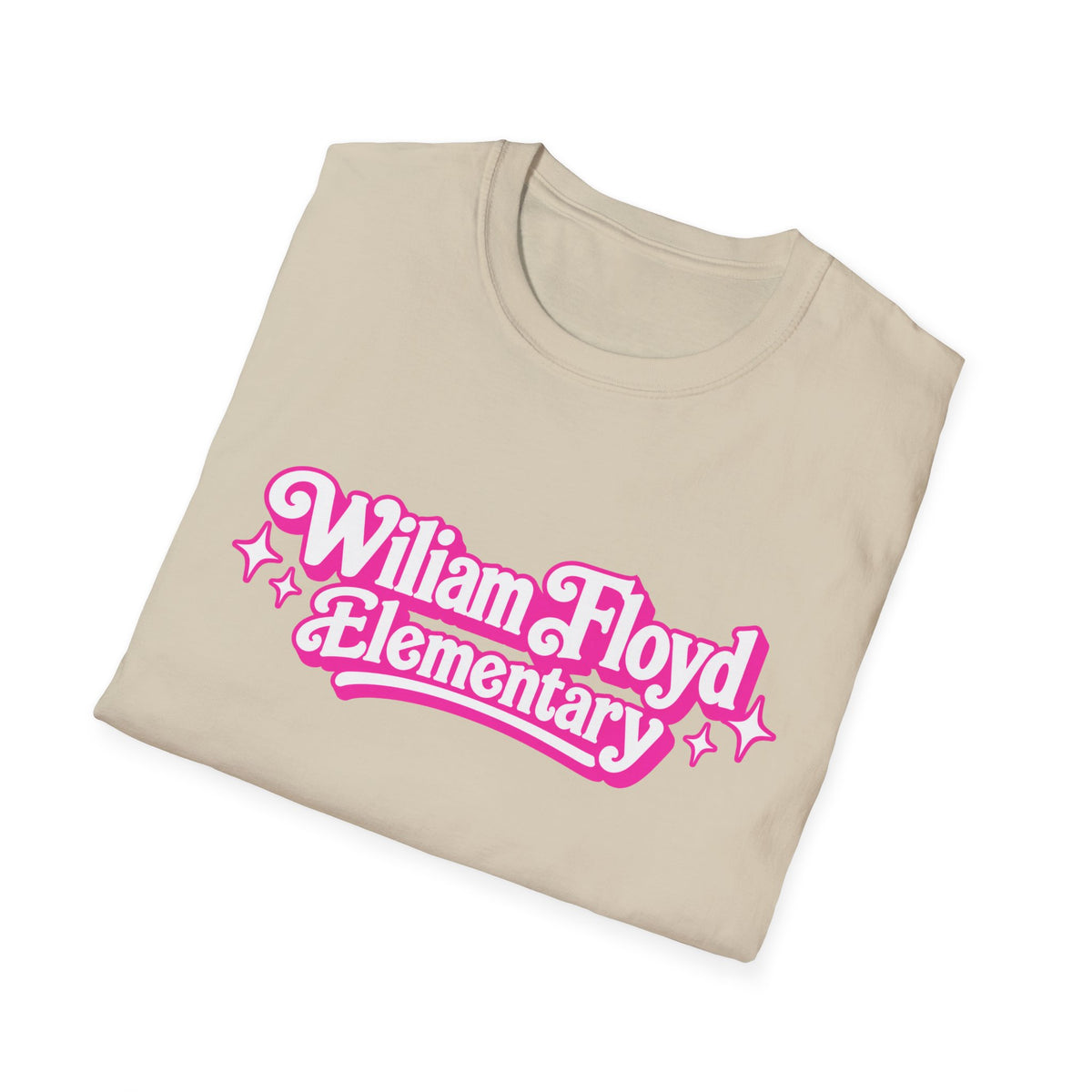 WFE Barbie (w/sparkles) -Breast Cancer Awareness Tee, Unisex Softstyle T-Shirt