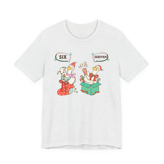 Festive Silly Goose 6-7— Christmas Unisex T‑Shirt
