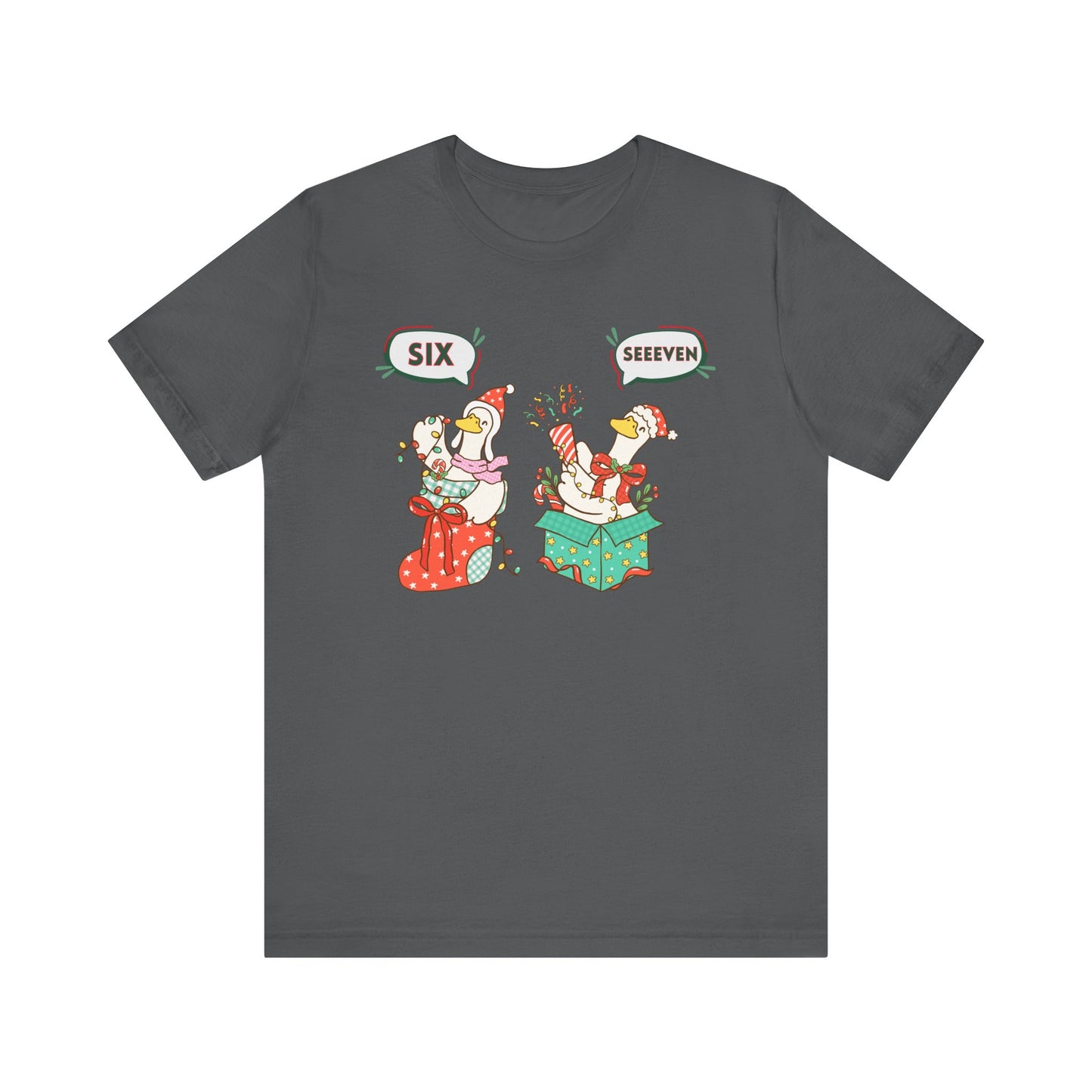 Festive Silly Goose 6-7— Christmas Unisex T‑Shirt
