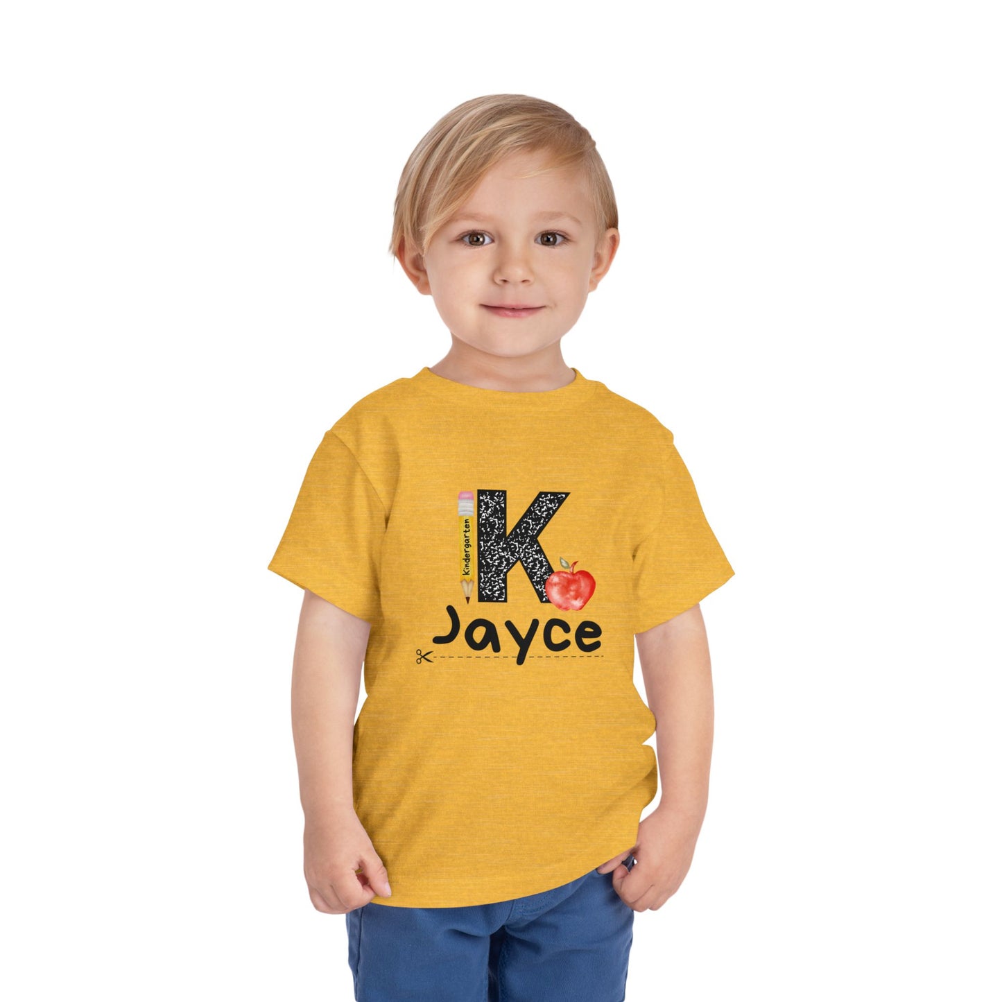 Jayce- K- Personalized Toddler Tee - Back to School Collection