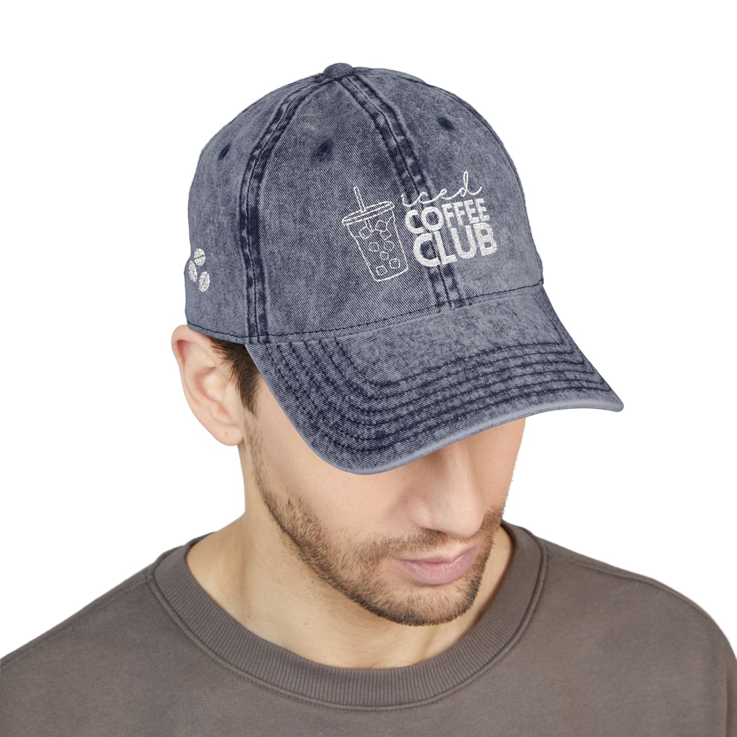 Vintage Coffee Club Cap - Stylish Embroidered Hat for Coffee Lovers