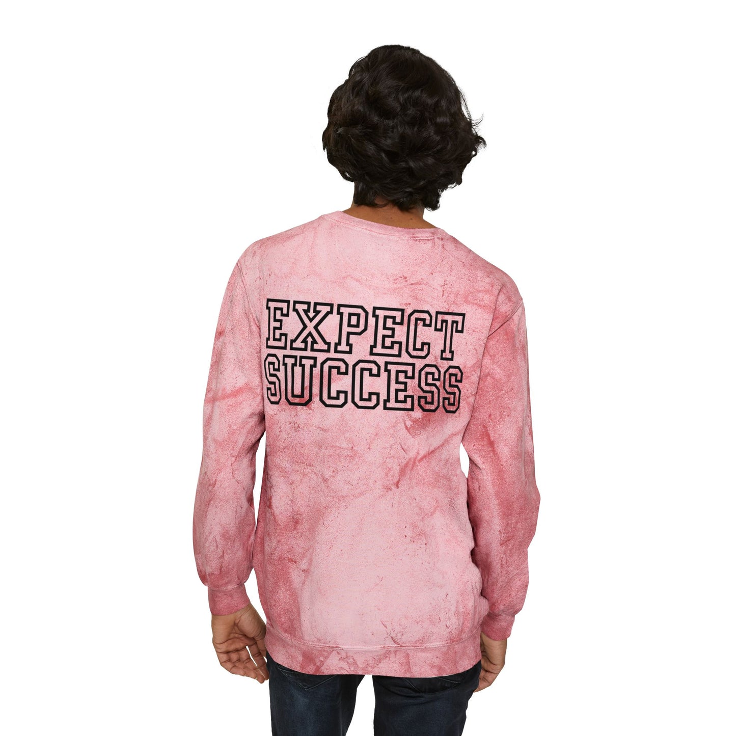 WFE Color Blast Crewneck Sweatshirt for School Spirit | 'Expect Success'