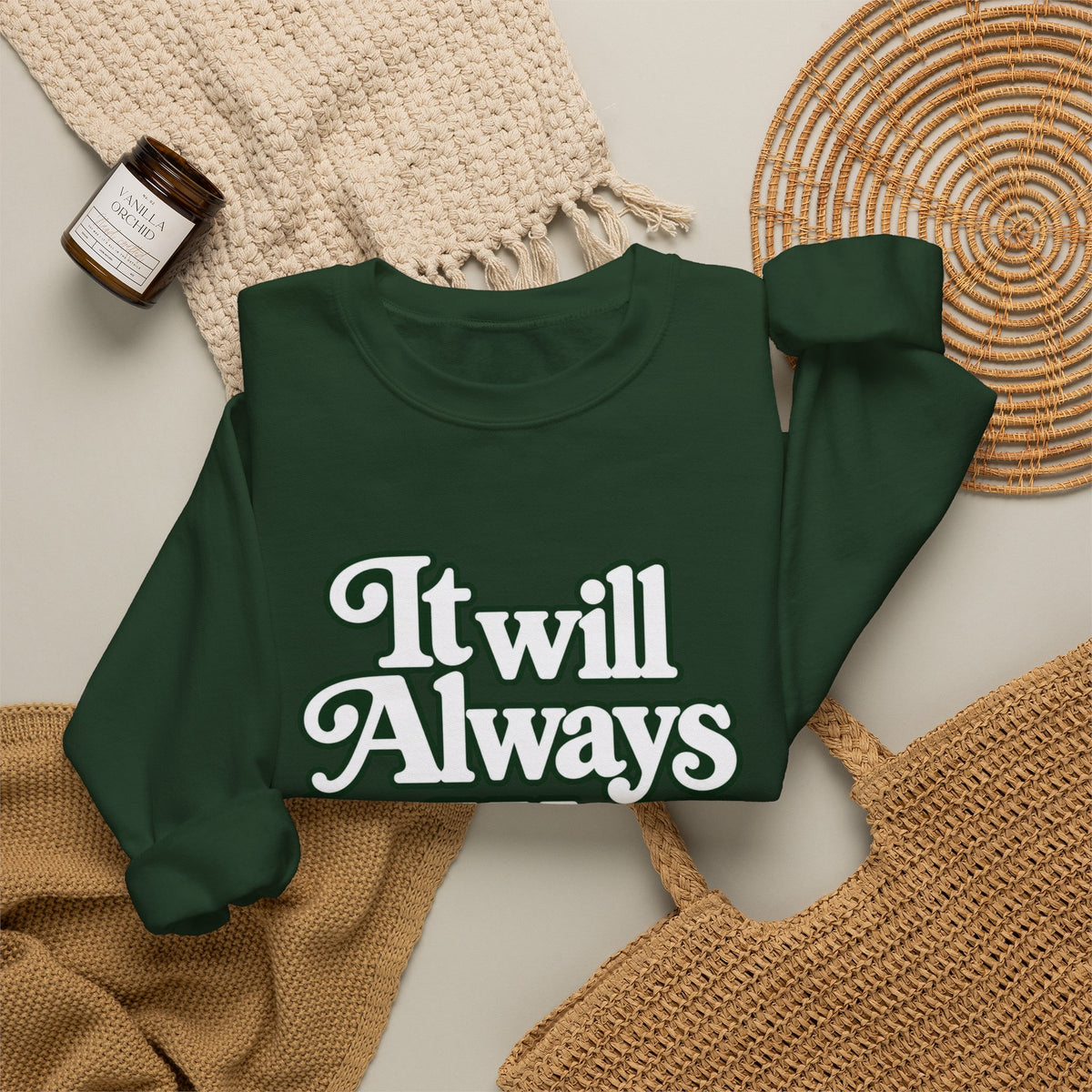 "WFE or Nowhere" LARGE FRONT Crewneck Sweatshirt
