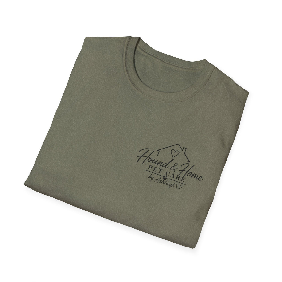 Hound & Home "Stay Pawsitive" — T-Shirt