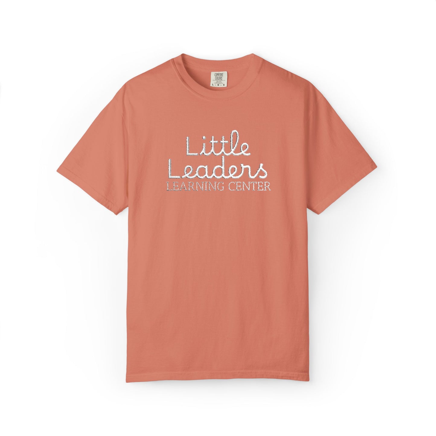 Little Leaders Full Embroidered Unisex Garment-Dyed T-Shirt