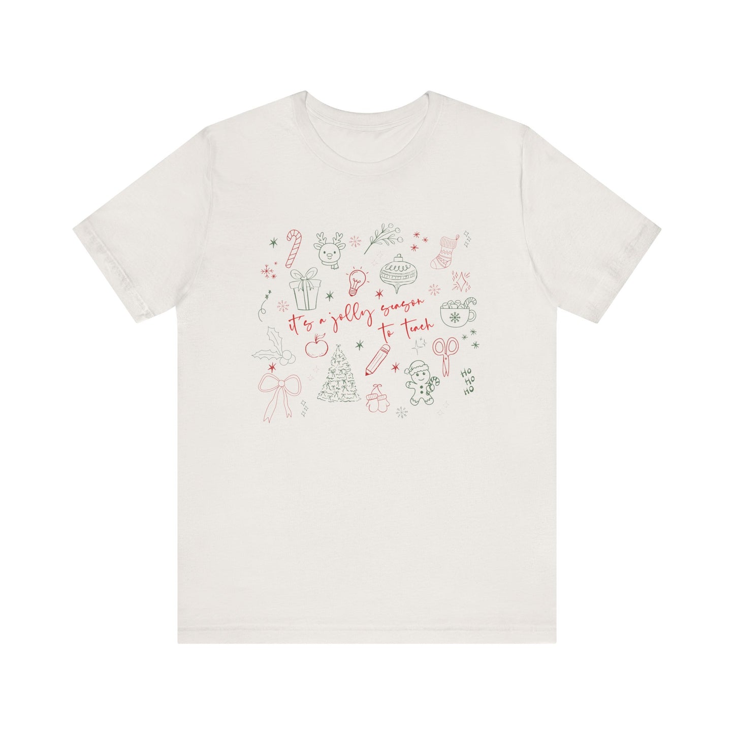 It's a Jolly Season to Teach— Christmas Unisex T‑Shirt