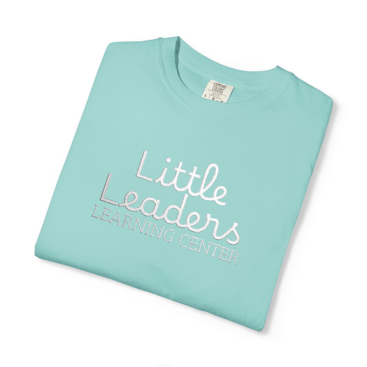 Little Leaders Full Embroidered Unisex Garment-Dyed T-Shirt