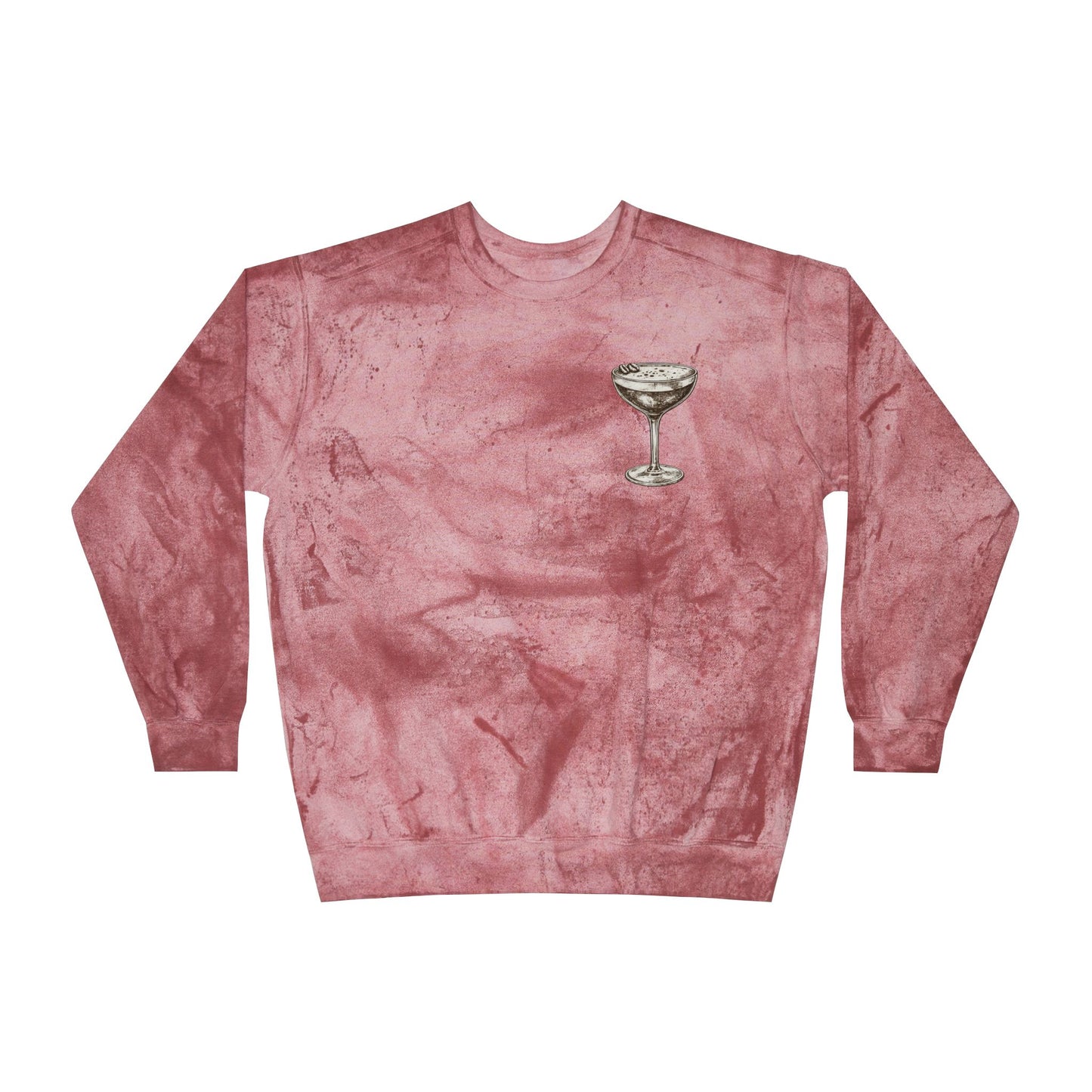 "Just a Girl Who Loves Espresso Martinis" Tie-Dye Crewneck- Summer
