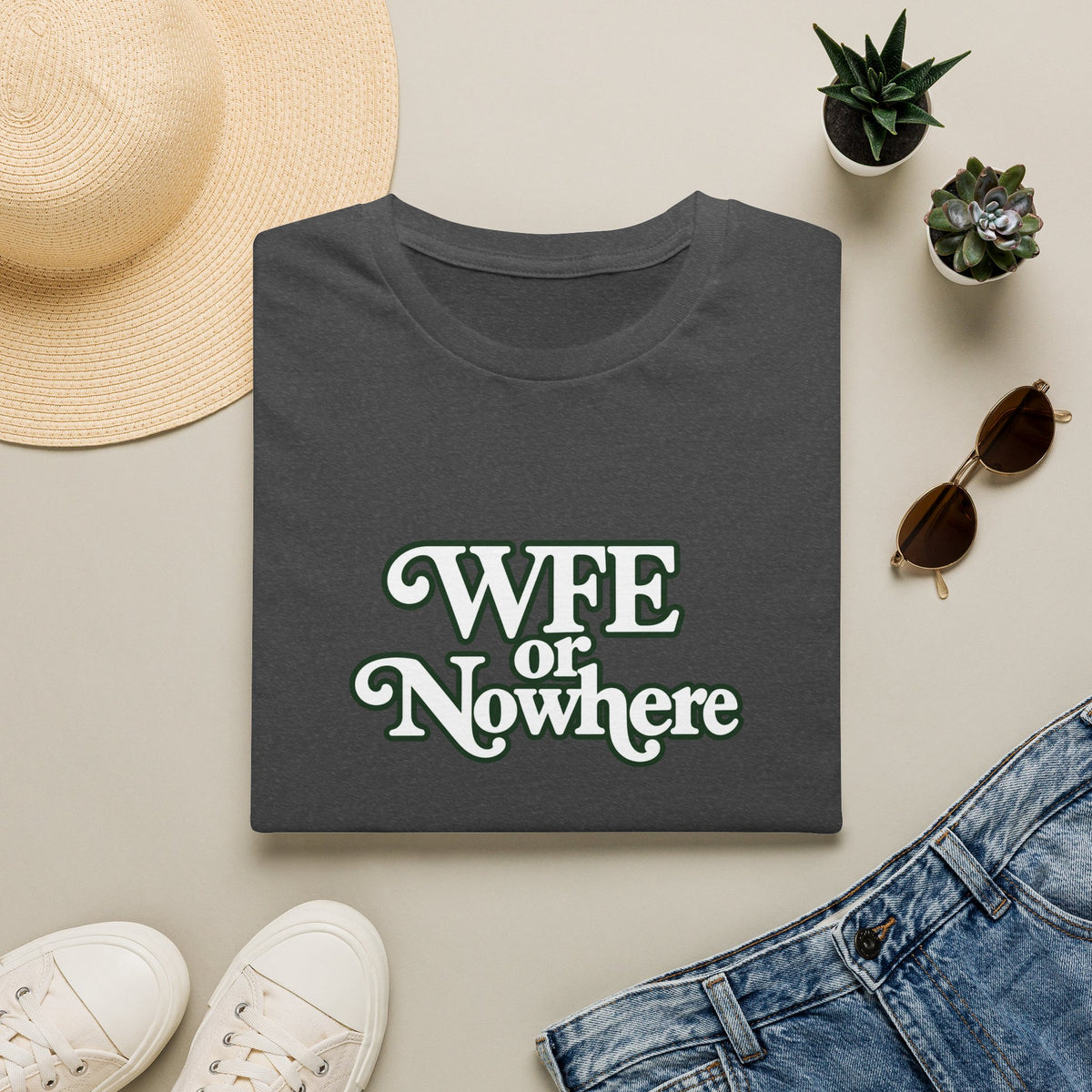 "WFE or Nowhere" -PLAIN- Softstyle T-Shirt