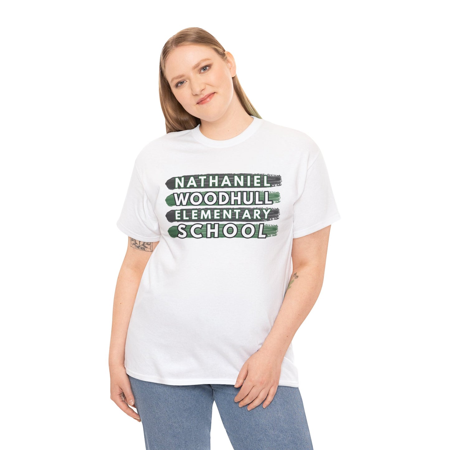 Woodhull Elementary School Unisex Heavy Cotton Tee - School Spirit Shirt