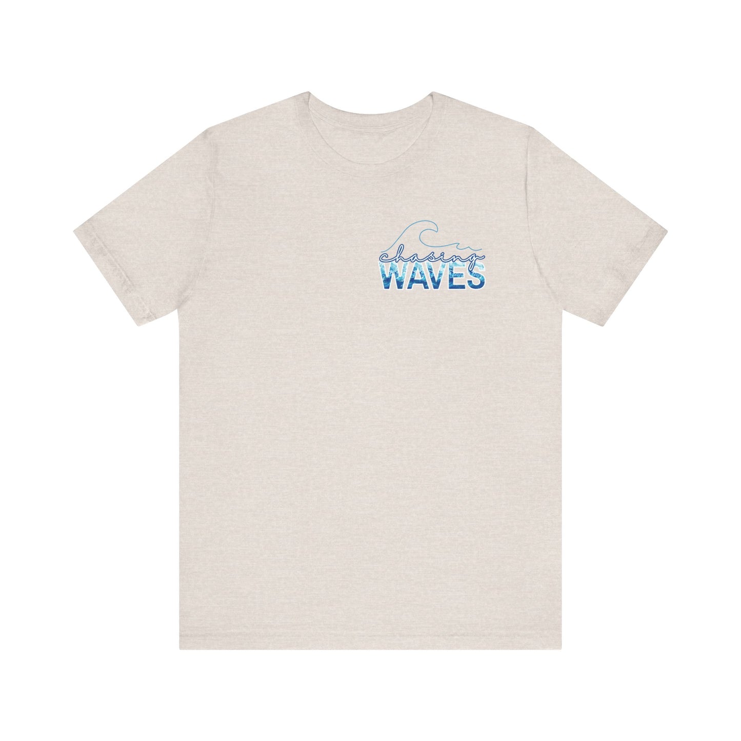 Chasing Waves -- Unisex Summer Shirt, Beachwear, Vacation Top, Summer Nights Apparel