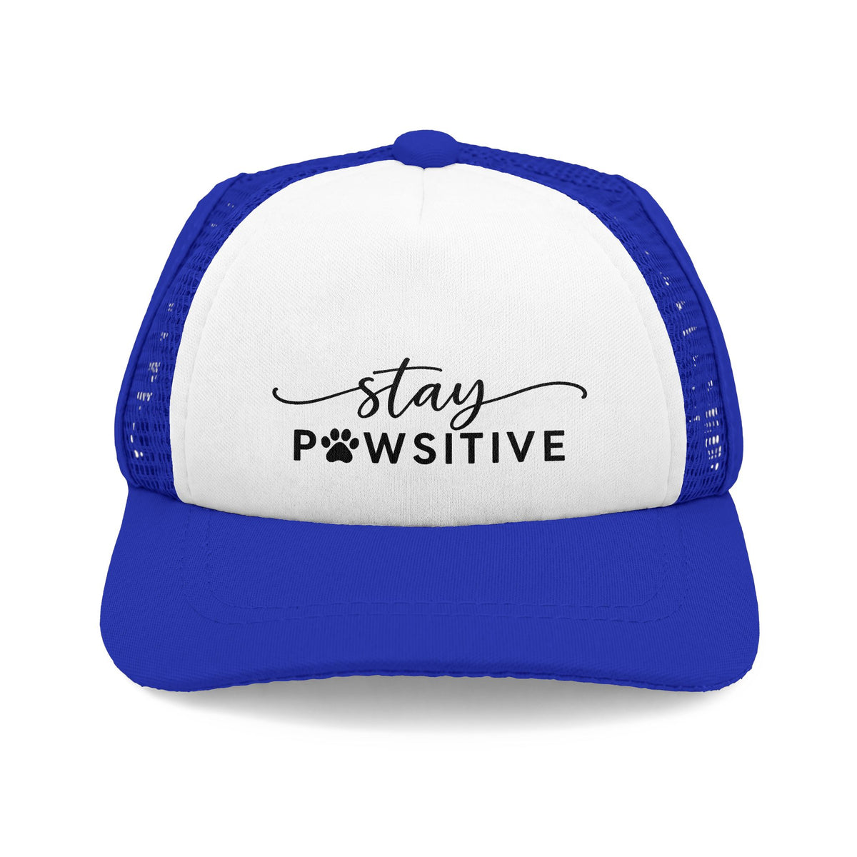 Stay Pawsitive Trucker Hat for your Furry Friend