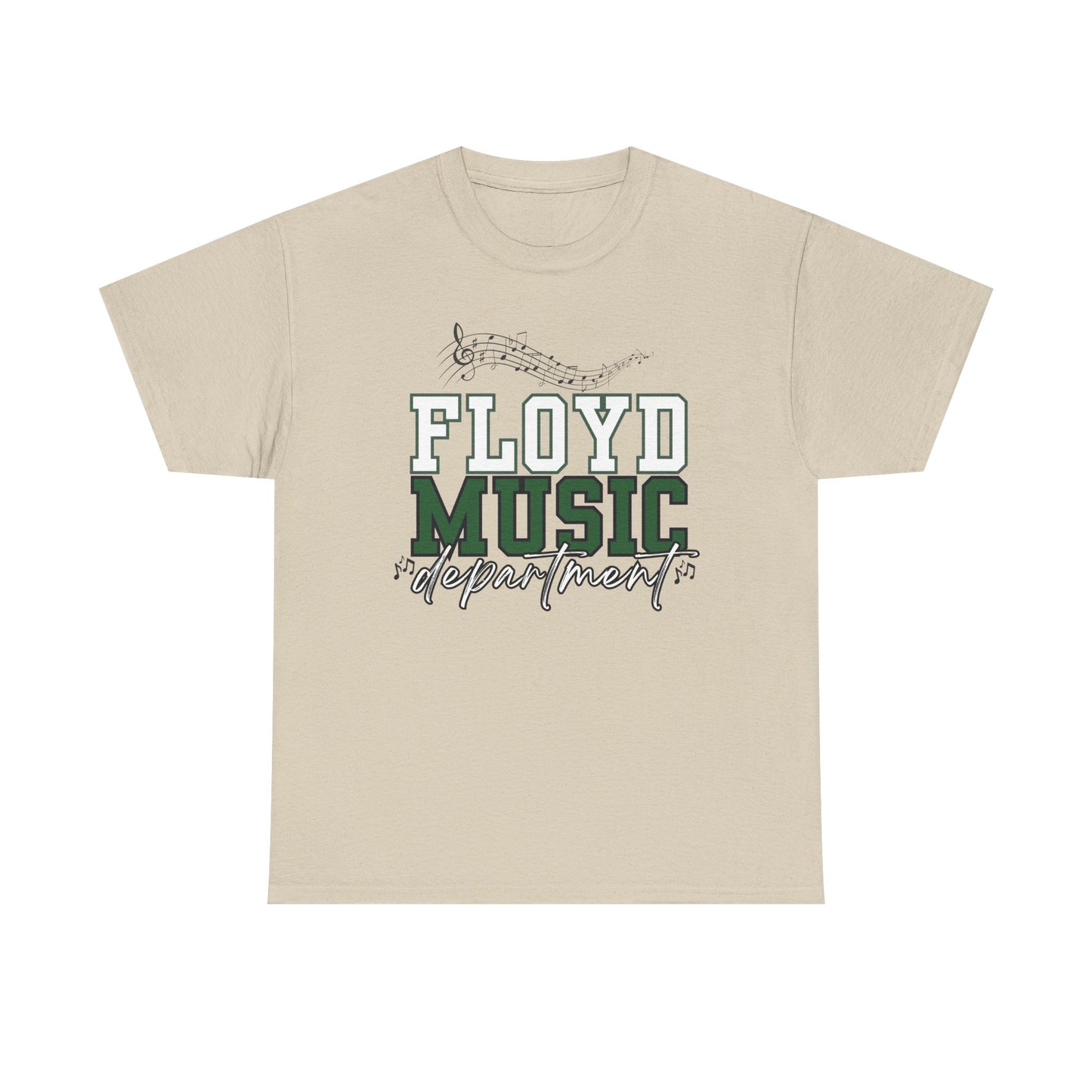 Floyd Music Heavy Cotton Tee - "Music is the Soundtrack of Your Life" Unisex T-Shirt- Floyd Strong