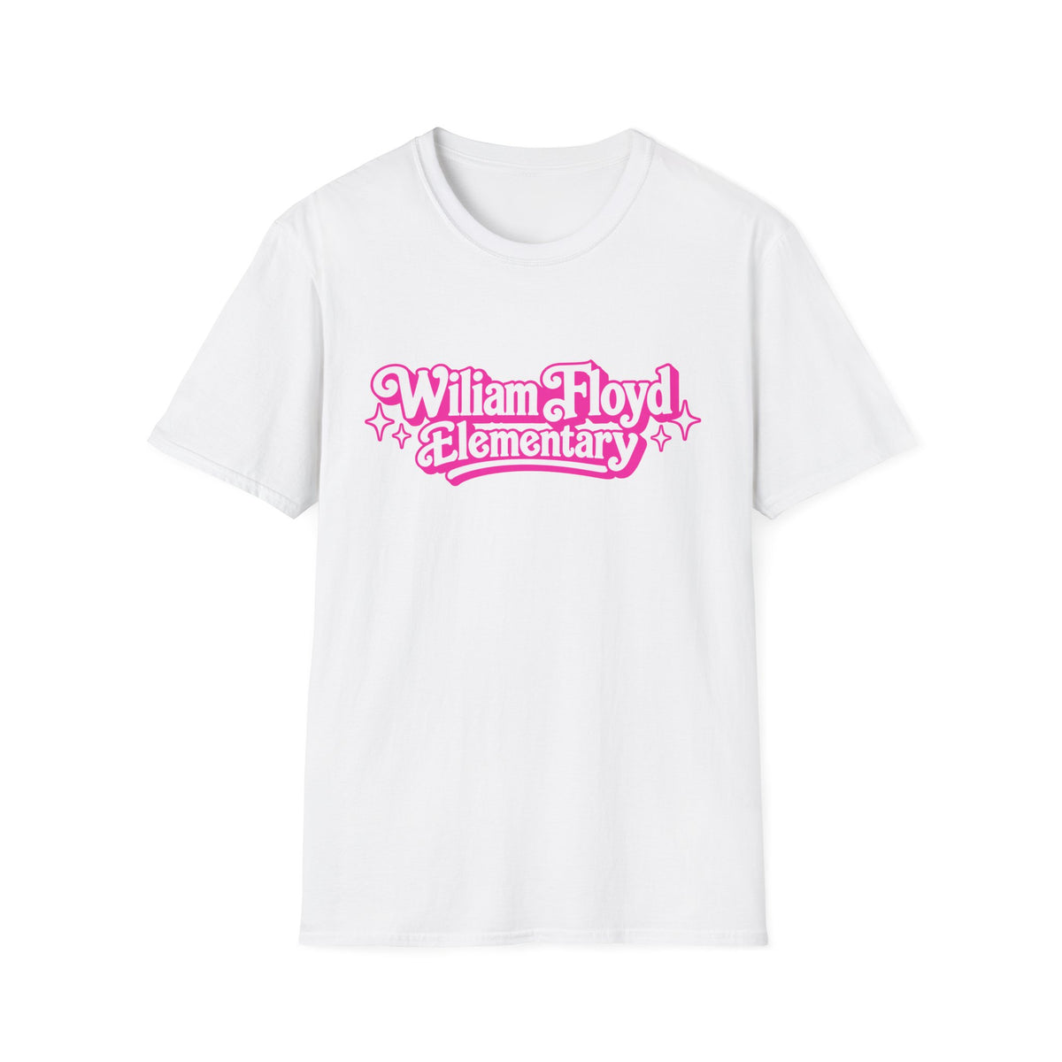 WFE Barbie (w/sparkles) -Breast Cancer Awareness Tee, Unisex Softstyle T-Shirt