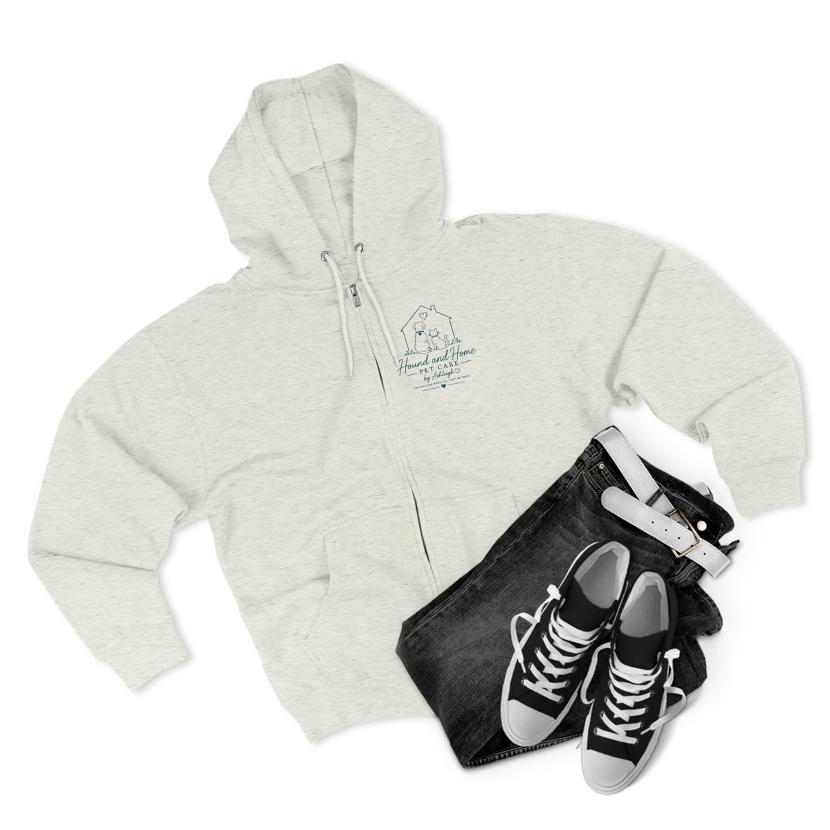 Ashleigh— Hound and Home Personalized Zip Up