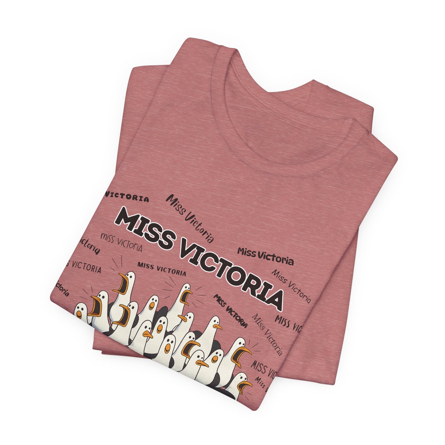 Miss Victoria- Penguin Choir T-Shirt — Funny Teacher Personalized Tee