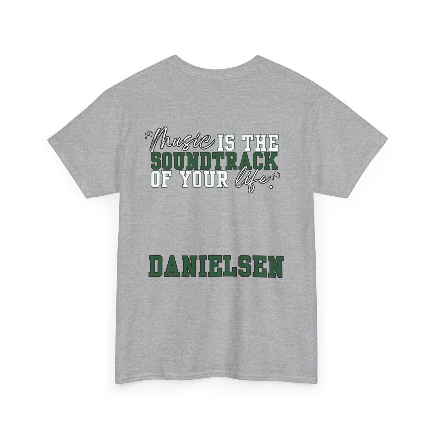 Danielsen- Floyd Music Heavy Cotton Tee - "Music is the Soundtrack of Your Life" Unisex T-Shirt- Personalized