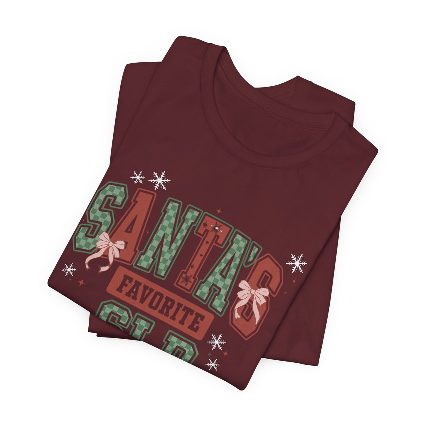 Santa's Favorite SLP — Christmas Unisex T‑Shirt