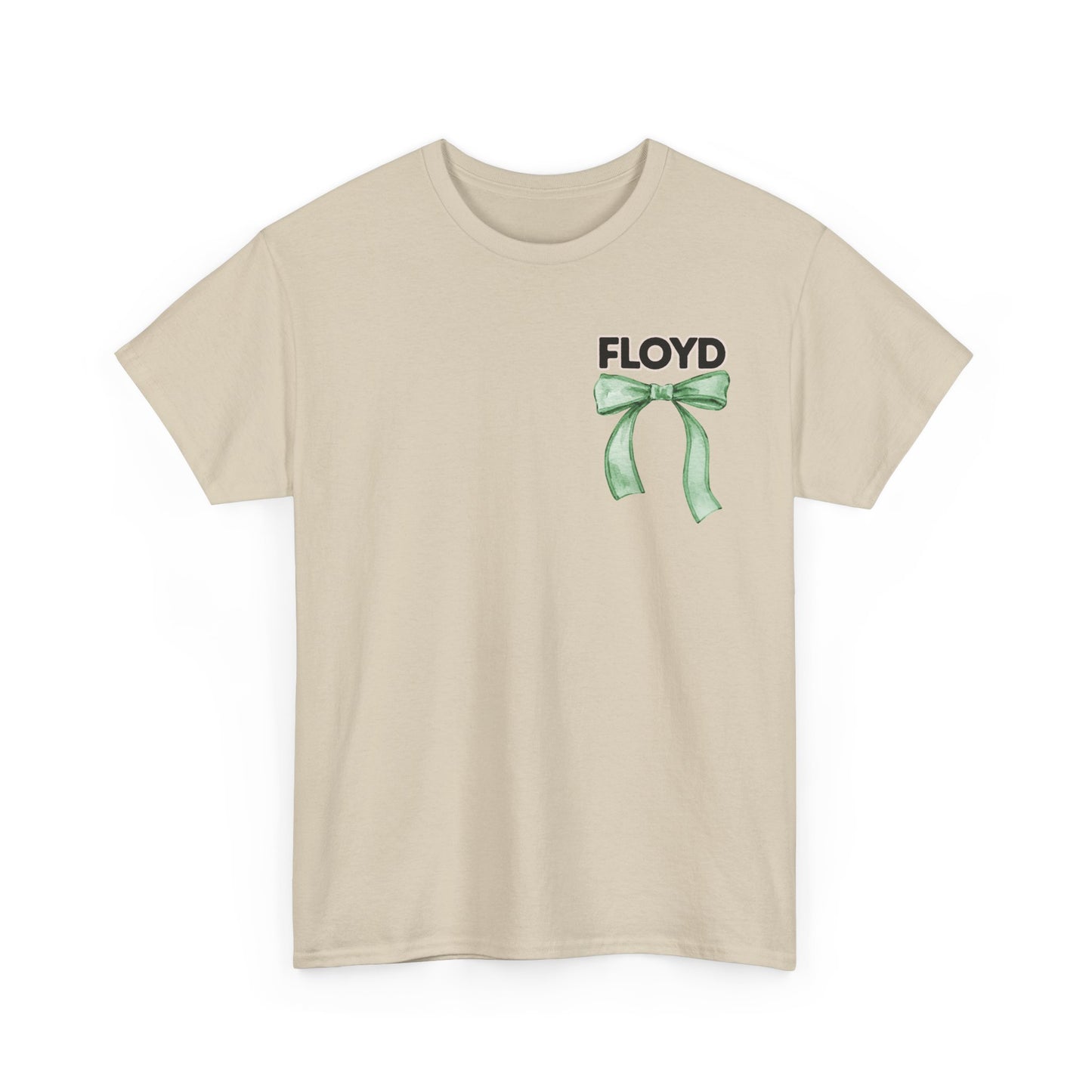 Floyd Strong Teacher and Bows- Unisex Heavy Cotton Tee with Bow Design