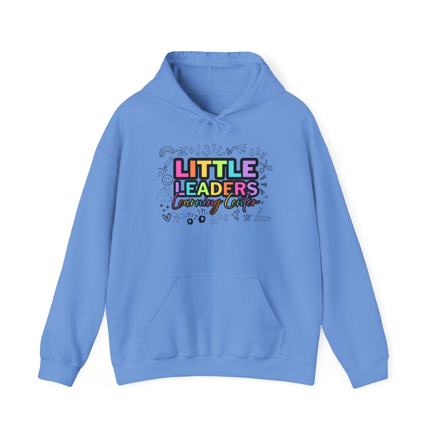 Little Leaders Doodle Design Hoodie - Cozy Unisex Sweatshirt