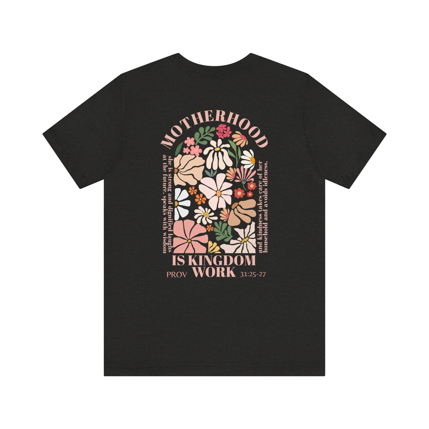 Inspirational Motherhood Graphic Tee – Comfortable Unisex Jersey Short Sleeve Shirt