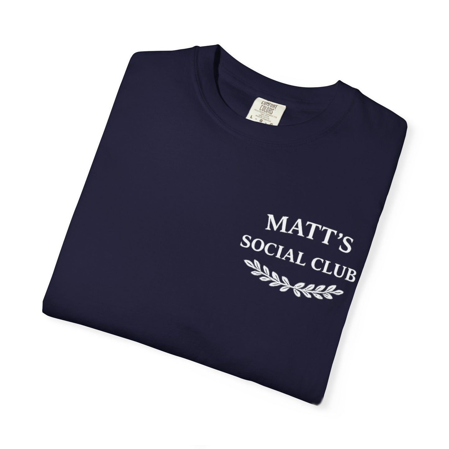 Matt's Social Club T-Shirt — Personalized