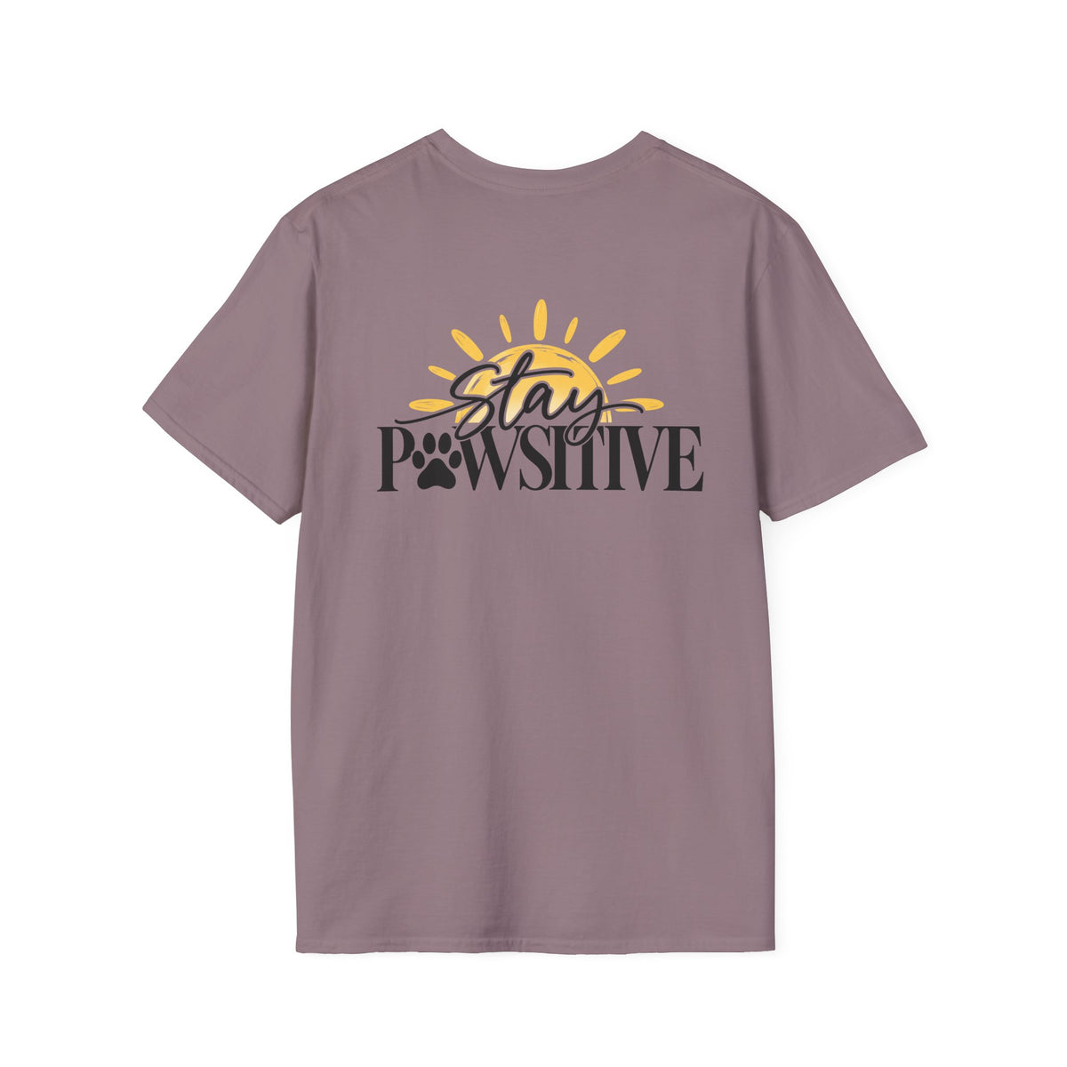Hound & Home "Stay Pawsitive" — T-Shirt
