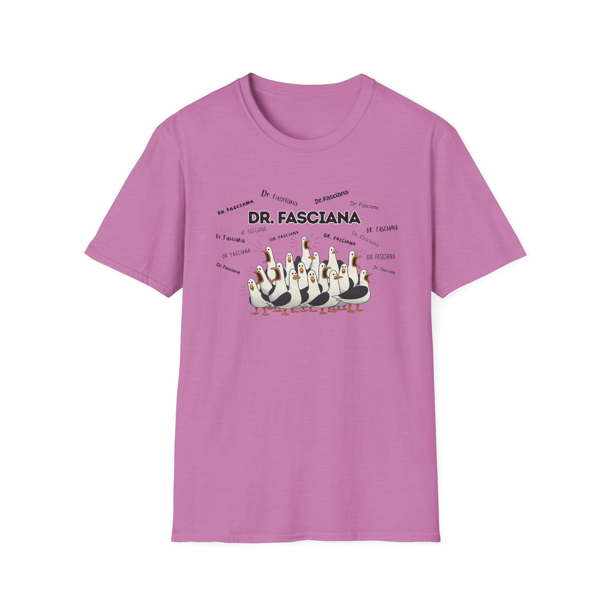 Dr. Fasciana- Seagull Crew Graphic T-Shirt — Personalized