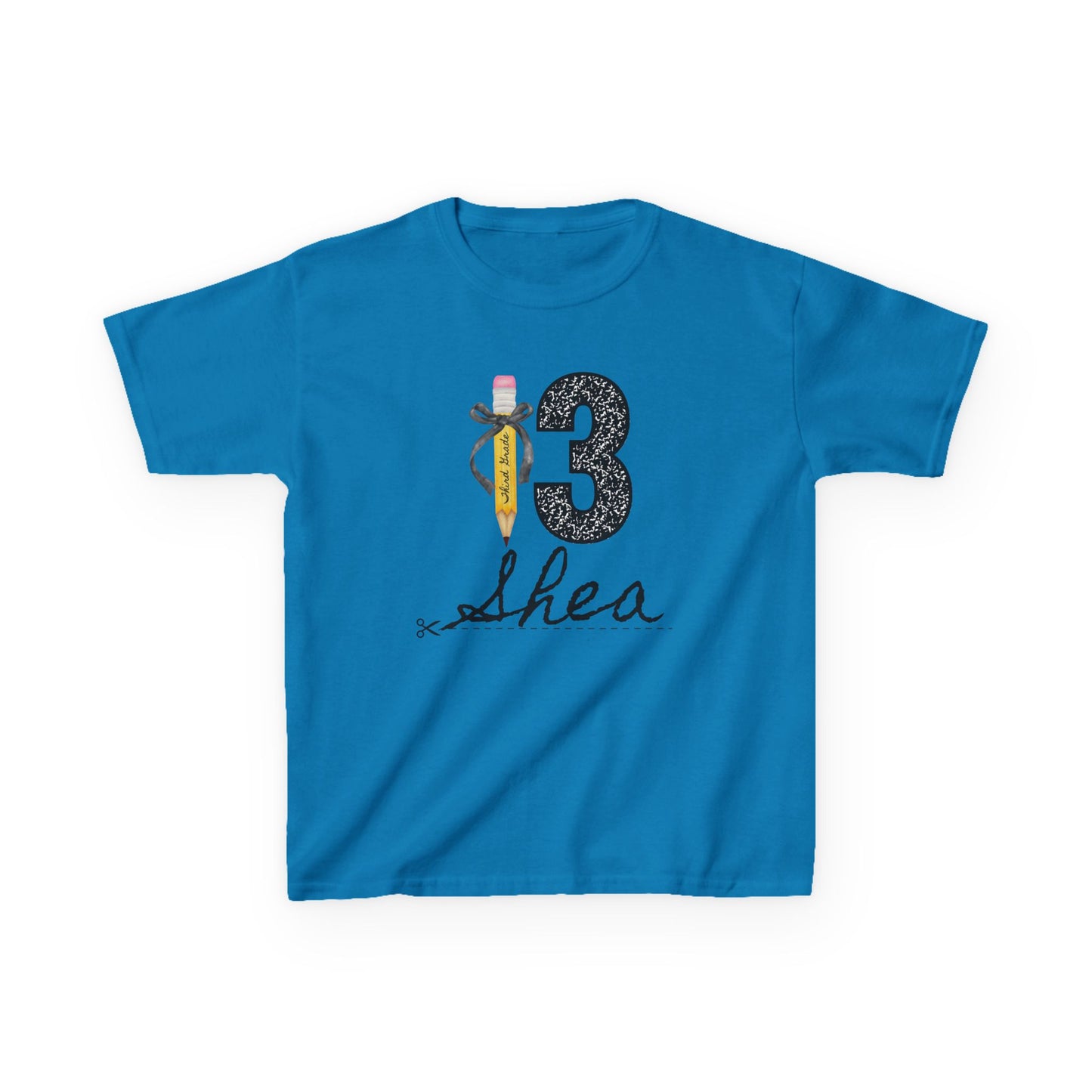 3rd Grade- Personalized Kids Tee - Back to School
