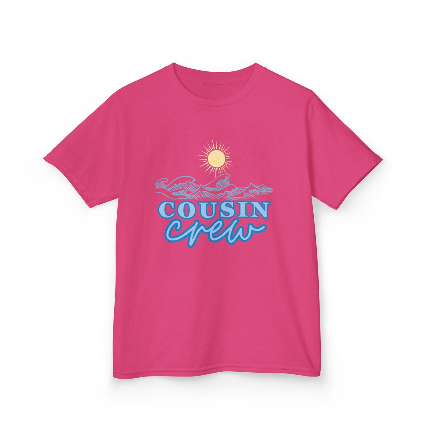 Cool Cousin Crew Kids Tee - Summer Fun, Family Gatherings, Beach Days, Mini Collection