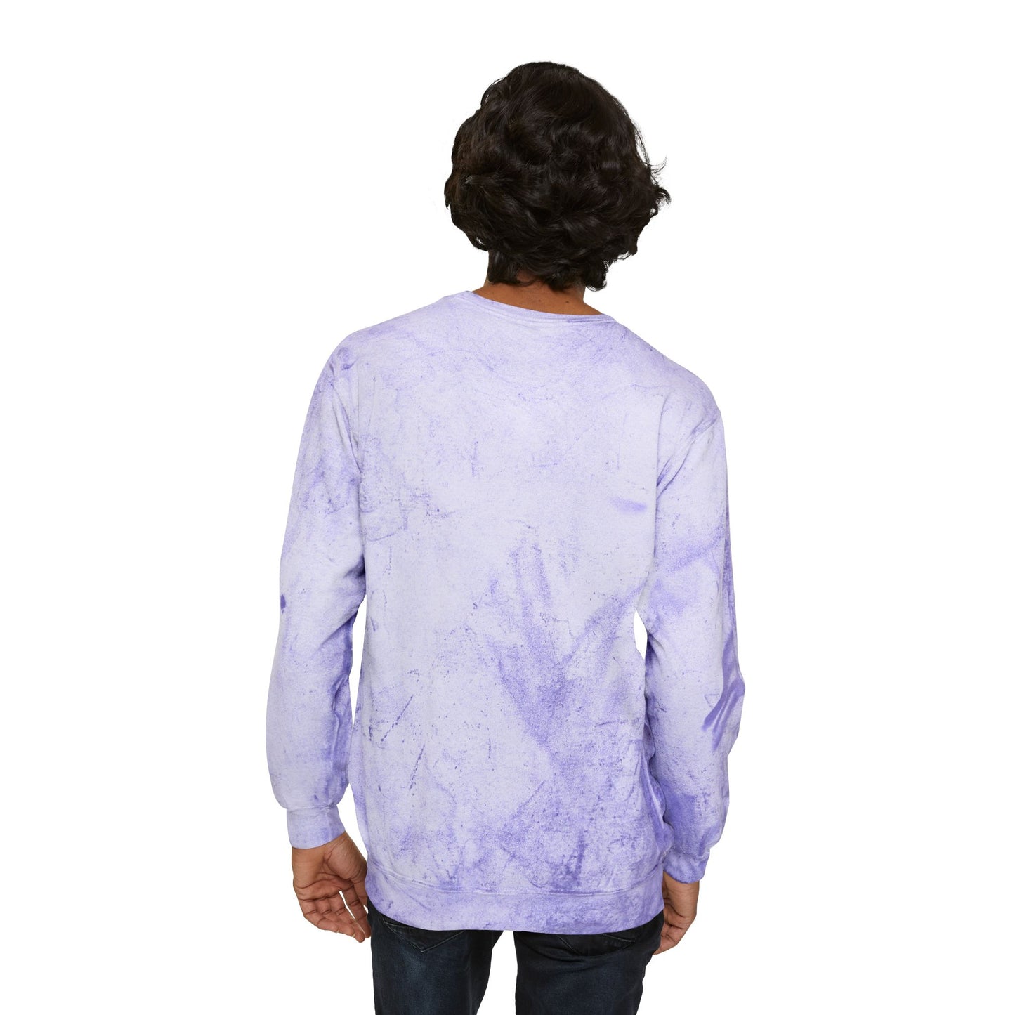 Floyd Strong (no back) Color Blast Crewneck Sweatshirt for School Spirit