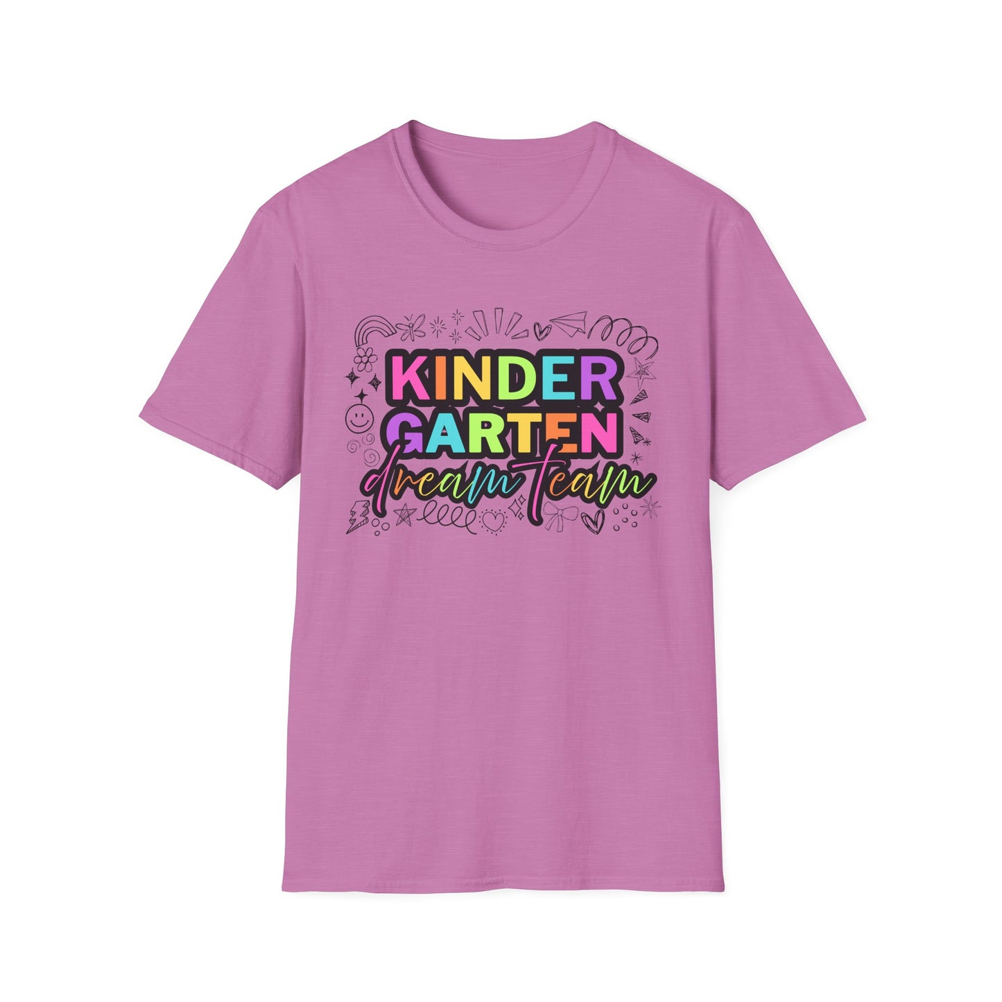 Dream Team- Kindergarten- Unisex Softstyle T-Shirt- Teacher Life
