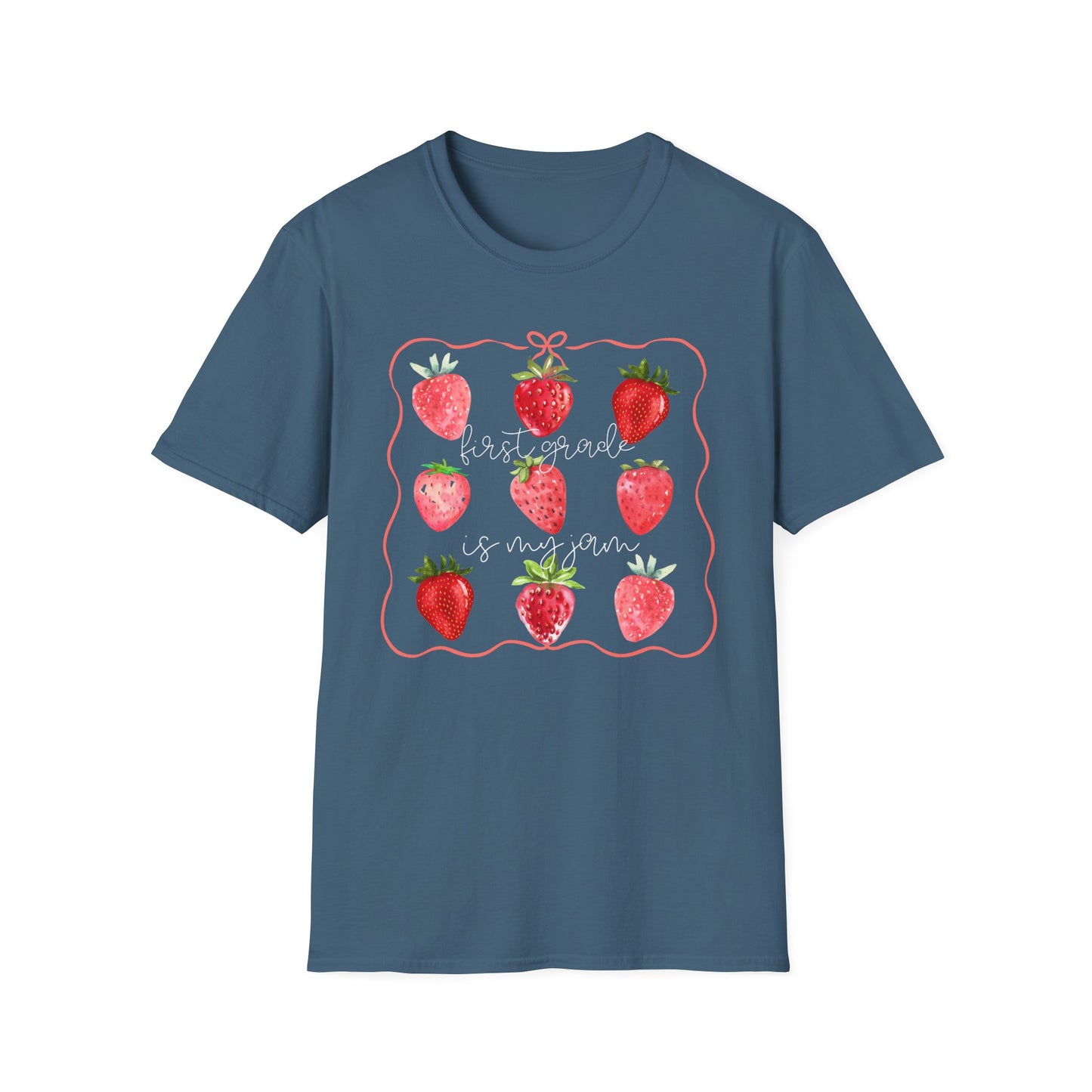 1st Grade is my Jam- Unisex Softstyle T-Shirt- Back to School