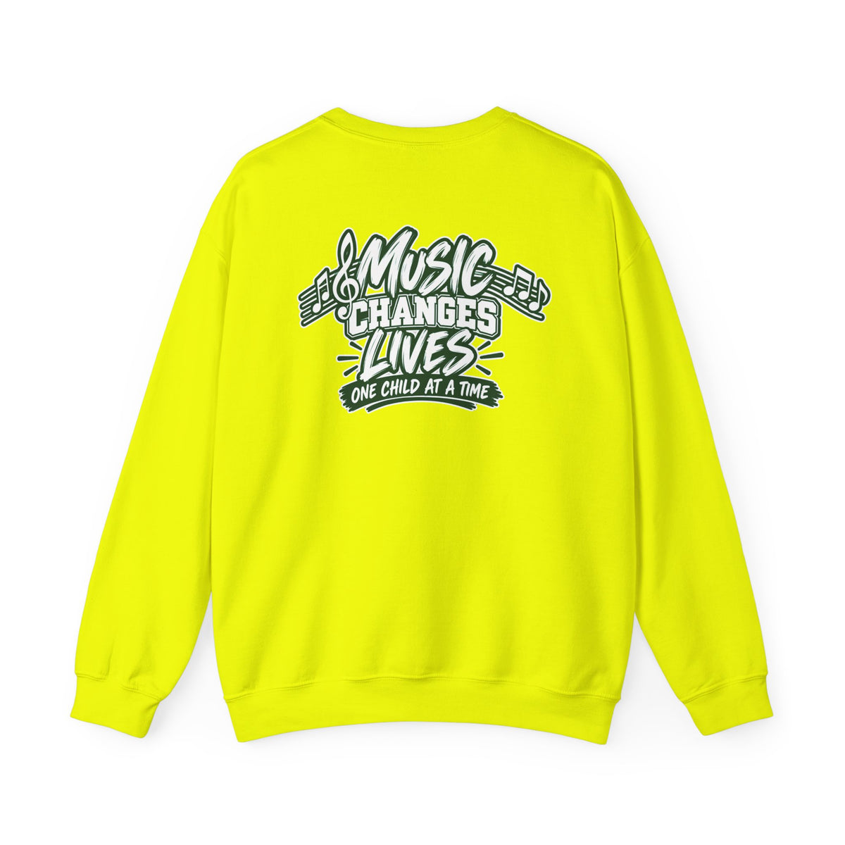 Moriches Music Sweatshirt — "Music Changes Lives One Child at a Time" Crewneck