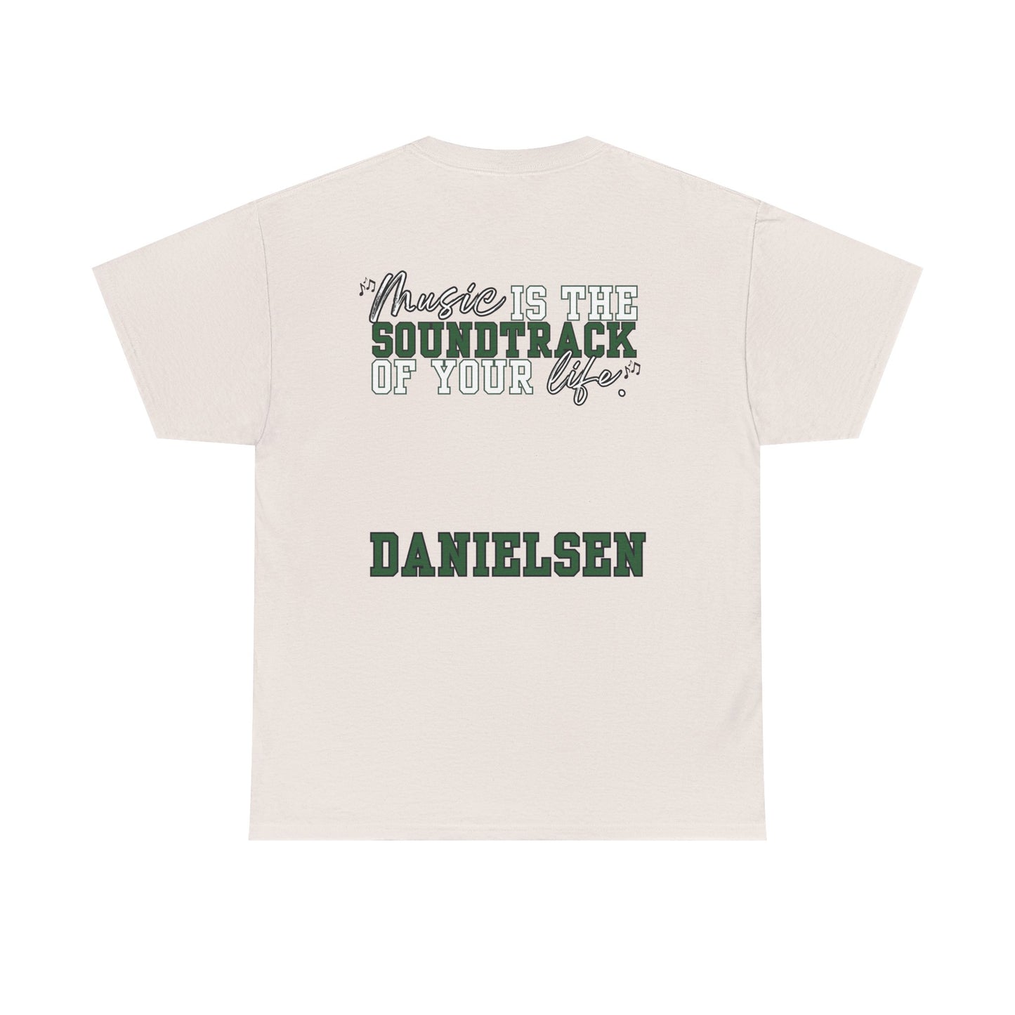 Danielsen- Floyd Music Heavy Cotton Tee - "Music is the Soundtrack of Your Life" Unisex T-Shirt- Personalized