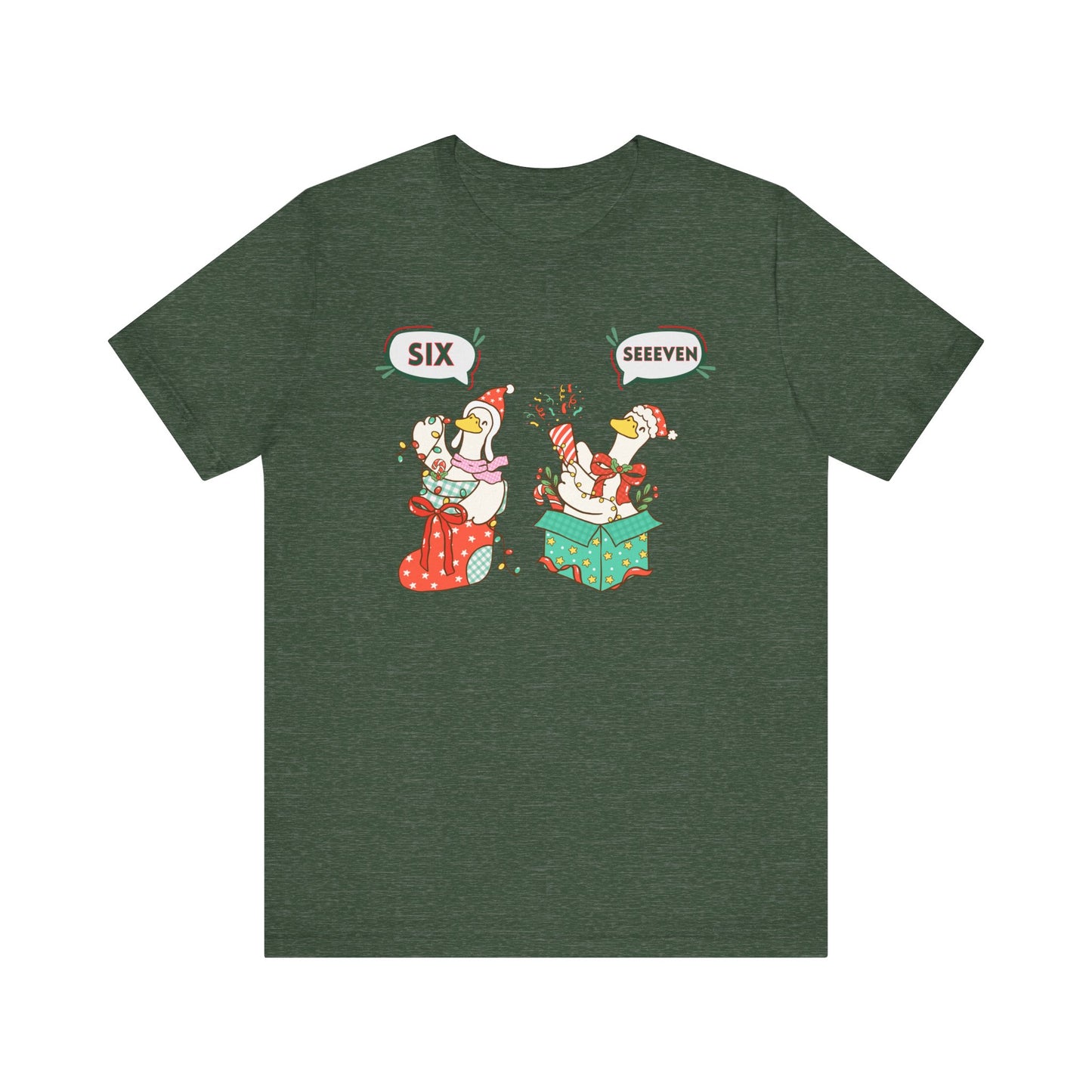 Festive Silly Goose 6-7— Christmas Unisex T‑Shirt