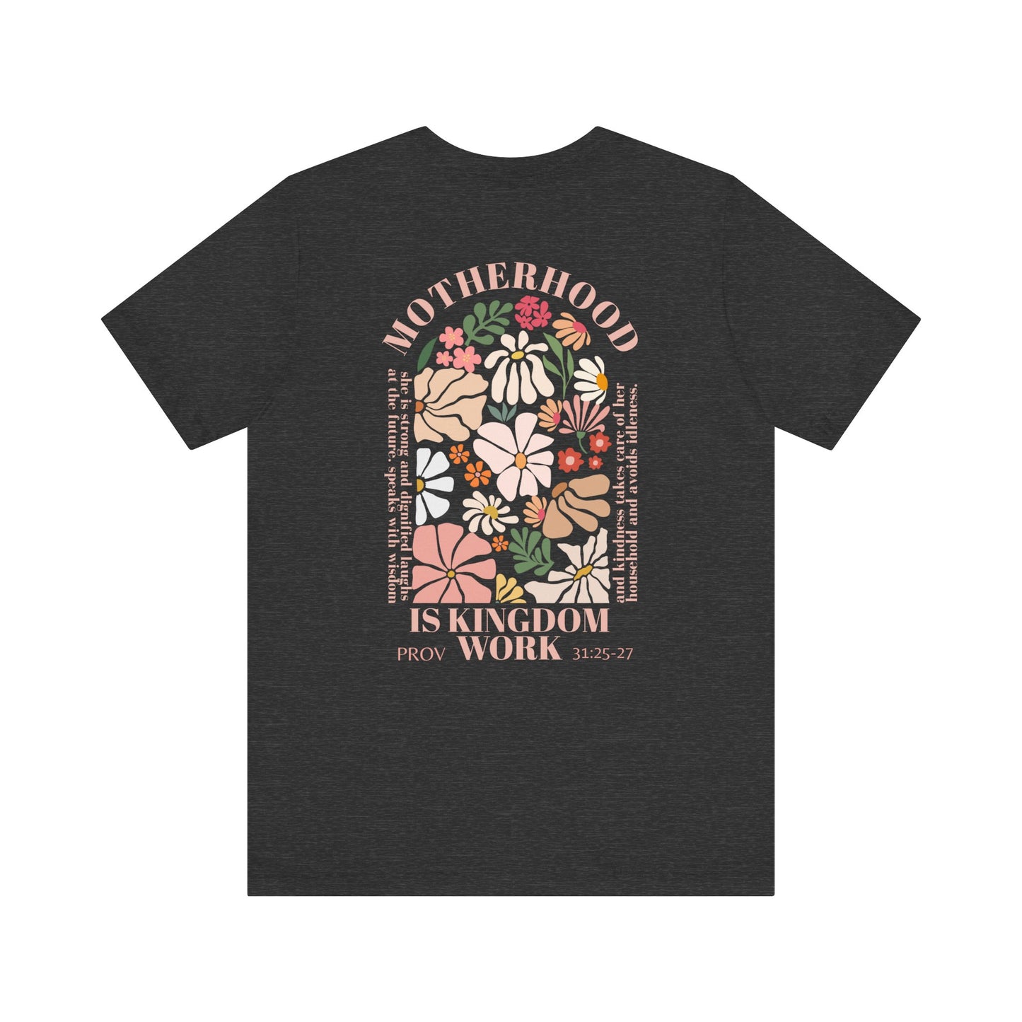 Inspirational Motherhood Graphic Tee – Comfortable Unisex Jersey Short Sleeve Shirt
