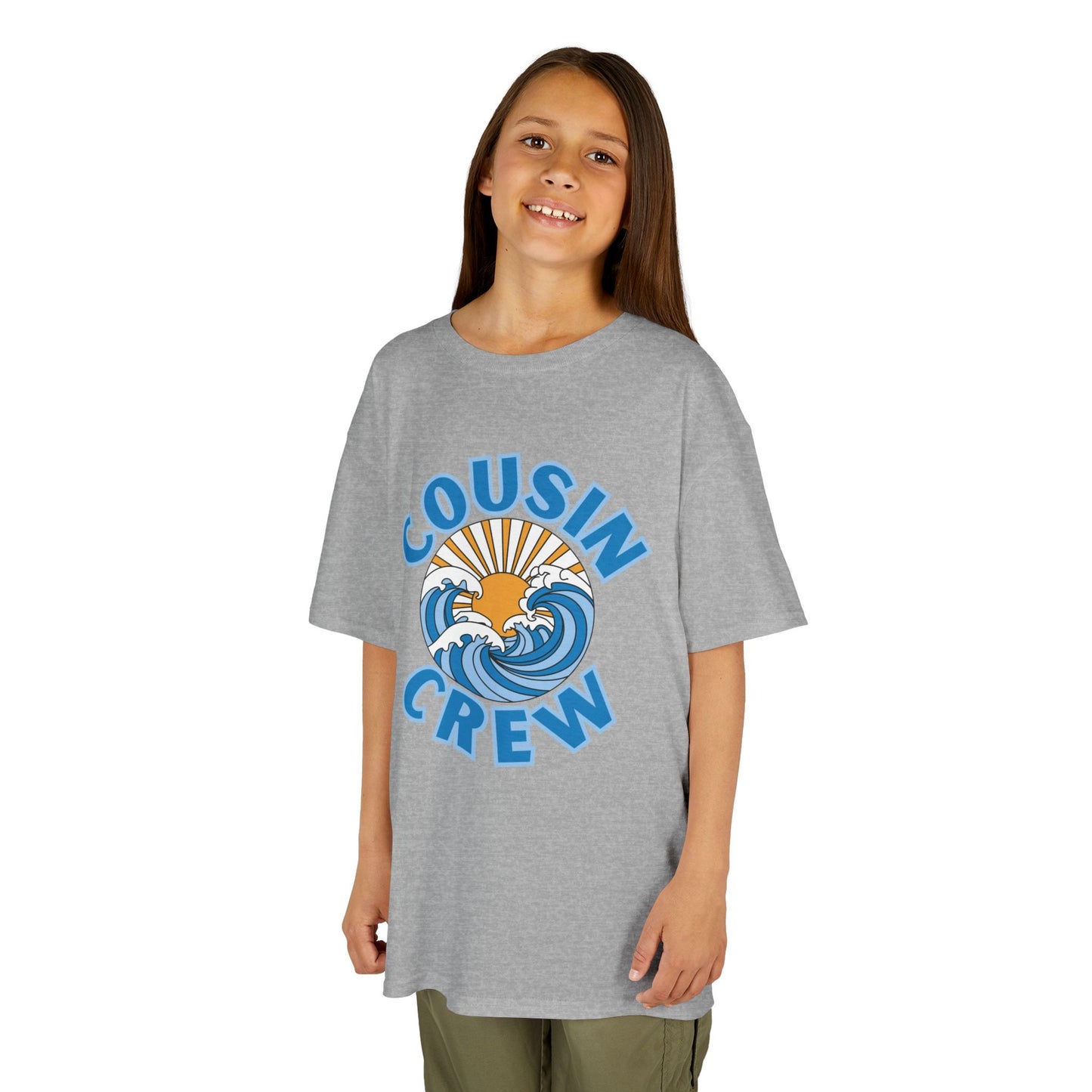 Cool Cousin Crew Kids Tee - Summer Fun, Family Gatherings, Beach Days, Mini Collection