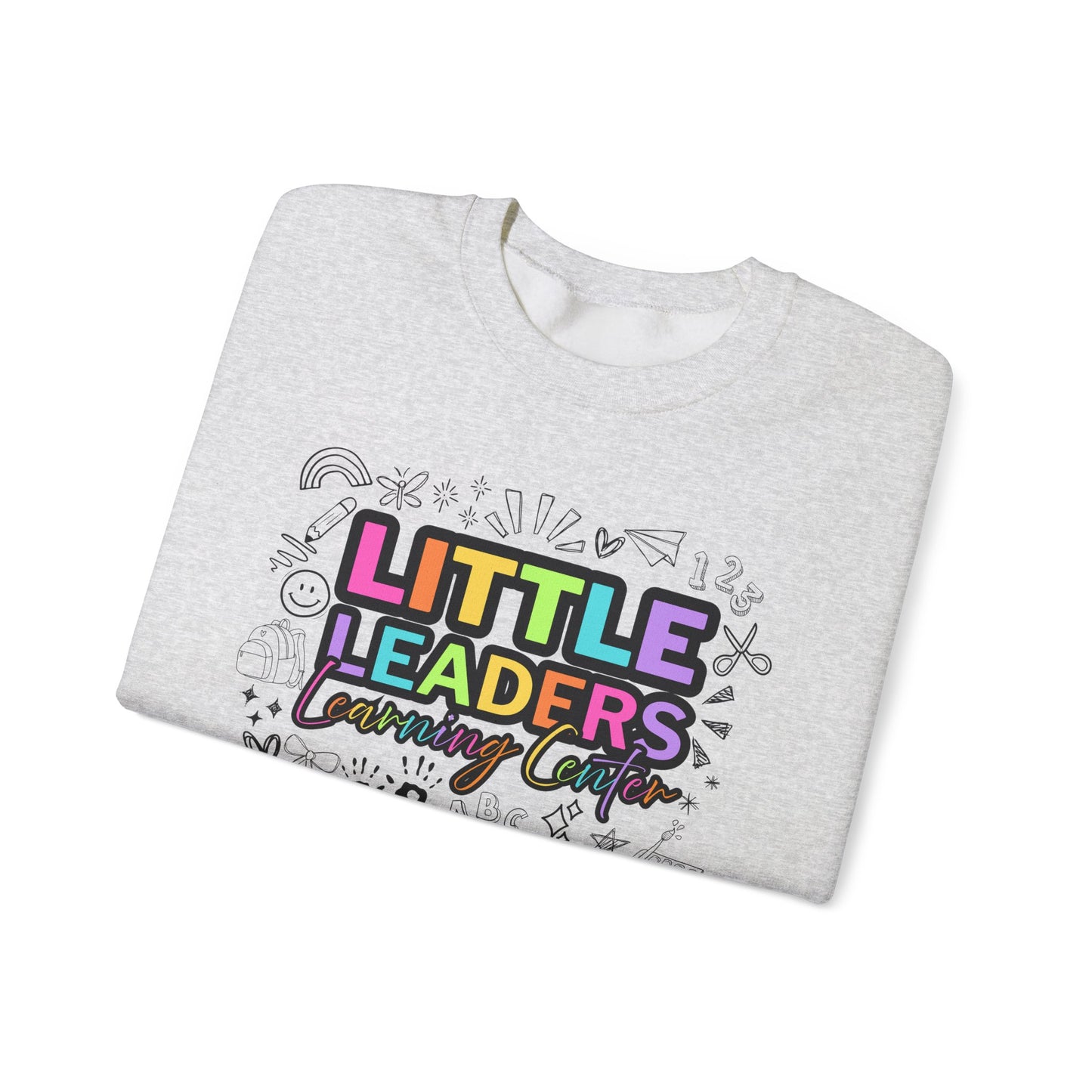 Little Leaders Doodle Colorful Crewneck Sweatshirt