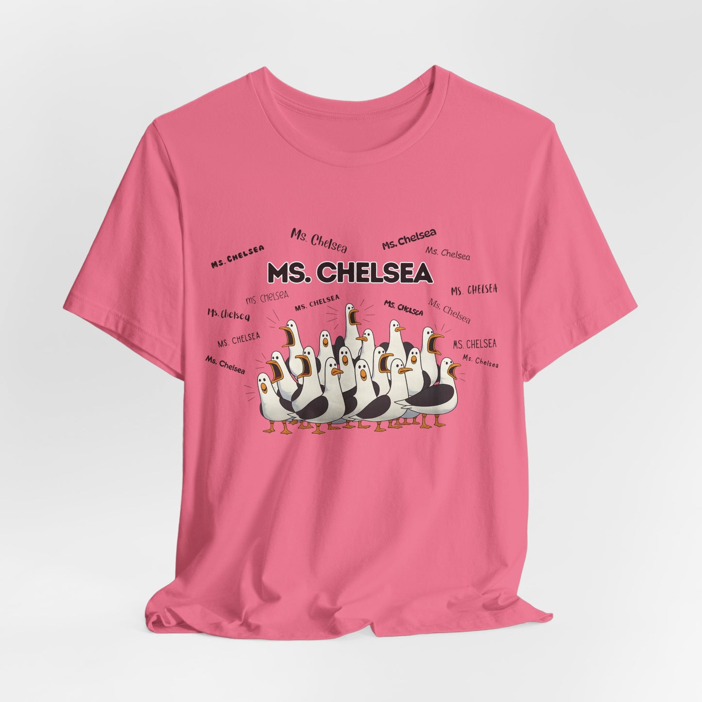 Ms. Chelsea- Penguin Choir T-Shirt — Funny Teacher Personalized Tee