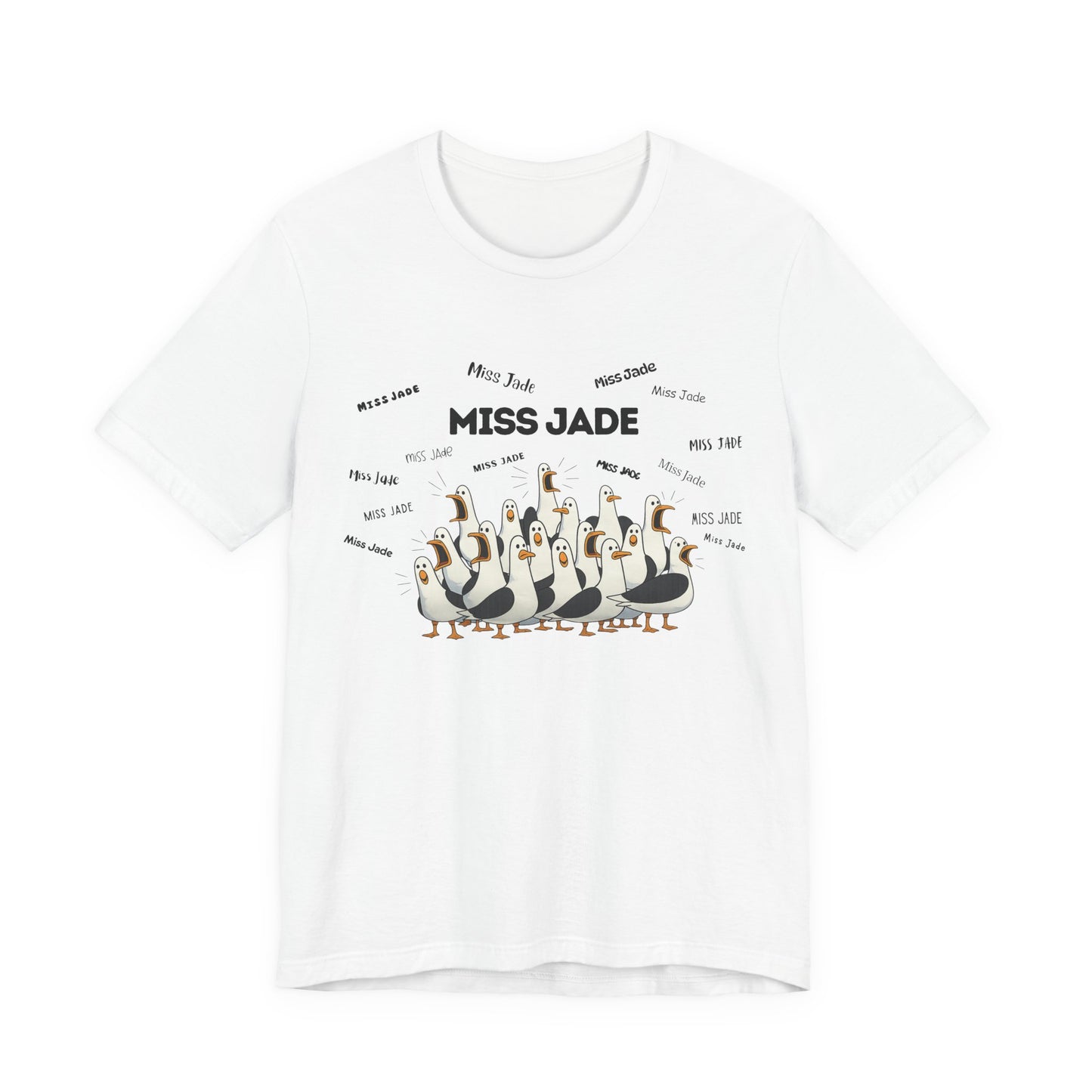 Miss Jade- Penguin Choir T-Shirt — Funny Teacher Personalized Tee