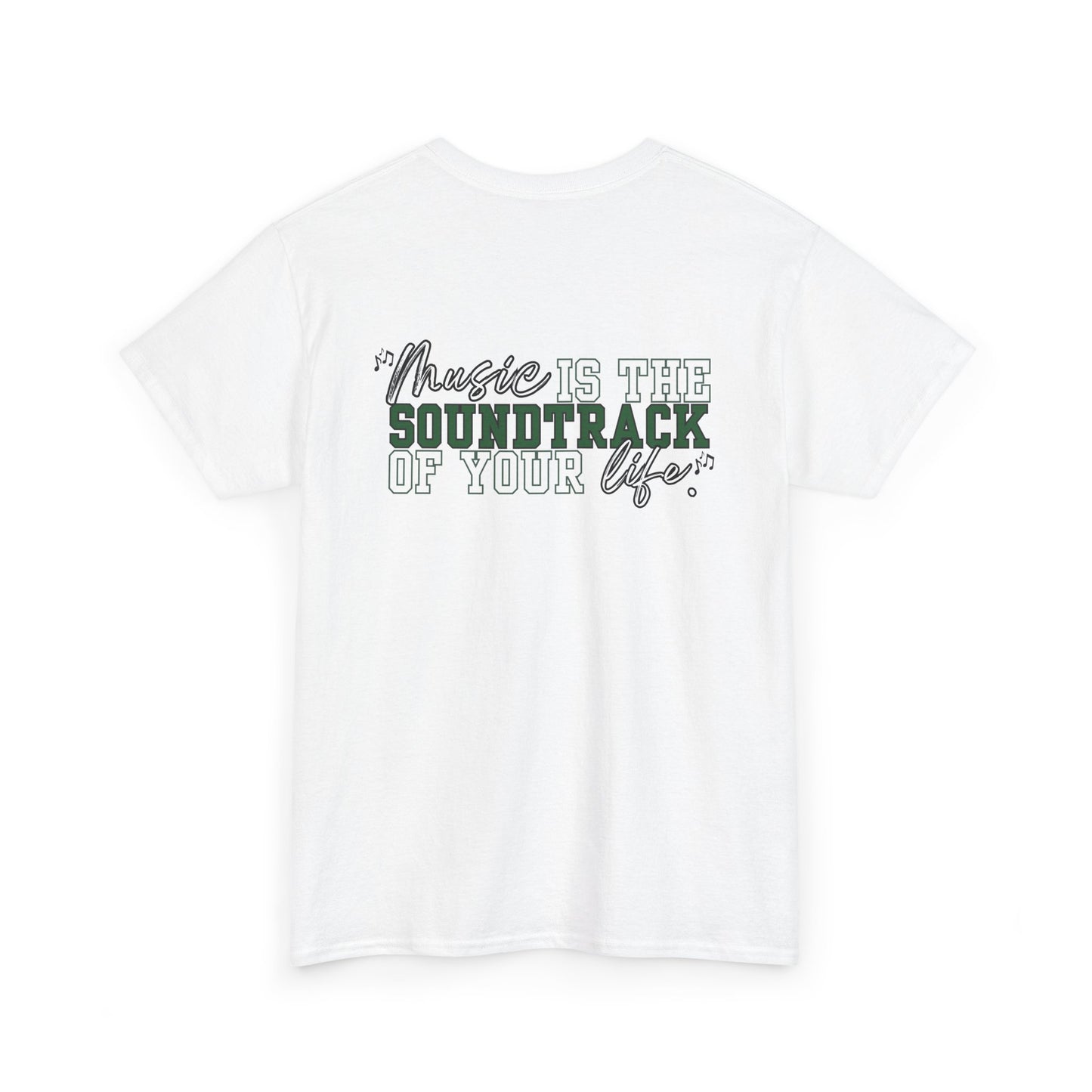 Floyd Music Heavy Cotton Tee - "Music is the Soundtrack of Your Life" Unisex T-Shirt- Floyd Strong